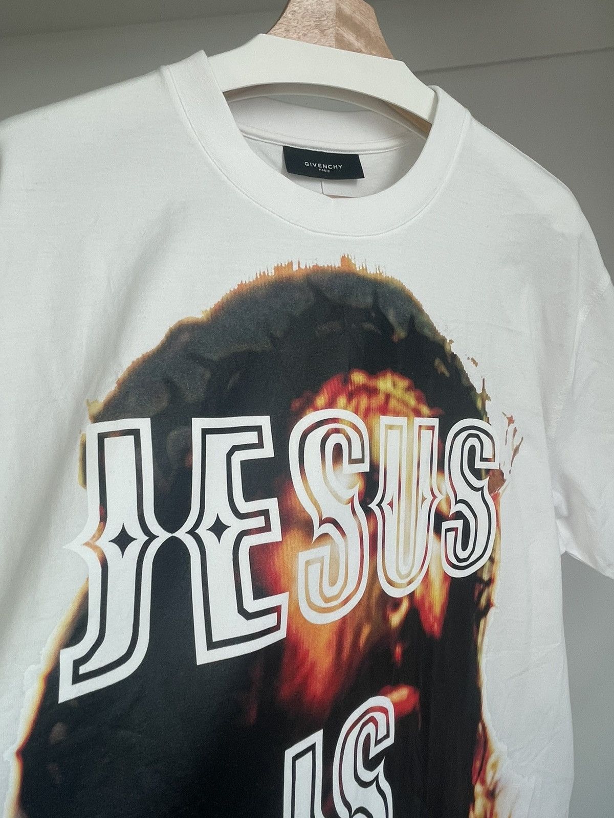 Givenchy Givenchy 1 of 1 Jesus T Shirt Size US XL / EU 56 / 4 - 5 Thumbnail
