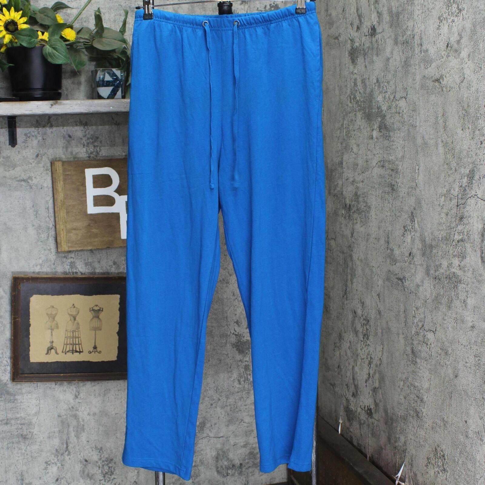 Designer NEW Freedom Fit Zone Knit Casual Pants LEE-19 L Teal Blue Size 36" / US 14 / IT 50 - 1 Thumbnail