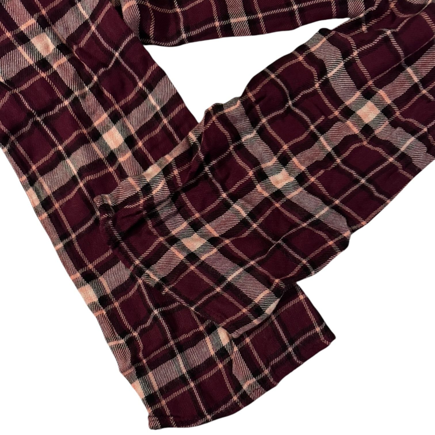 Other Self Esteem Women’s Lightweight Red Plaid Flannel Shirt XL Size XL / US 12-14 / IT 48-50 - 3 Thumbnail