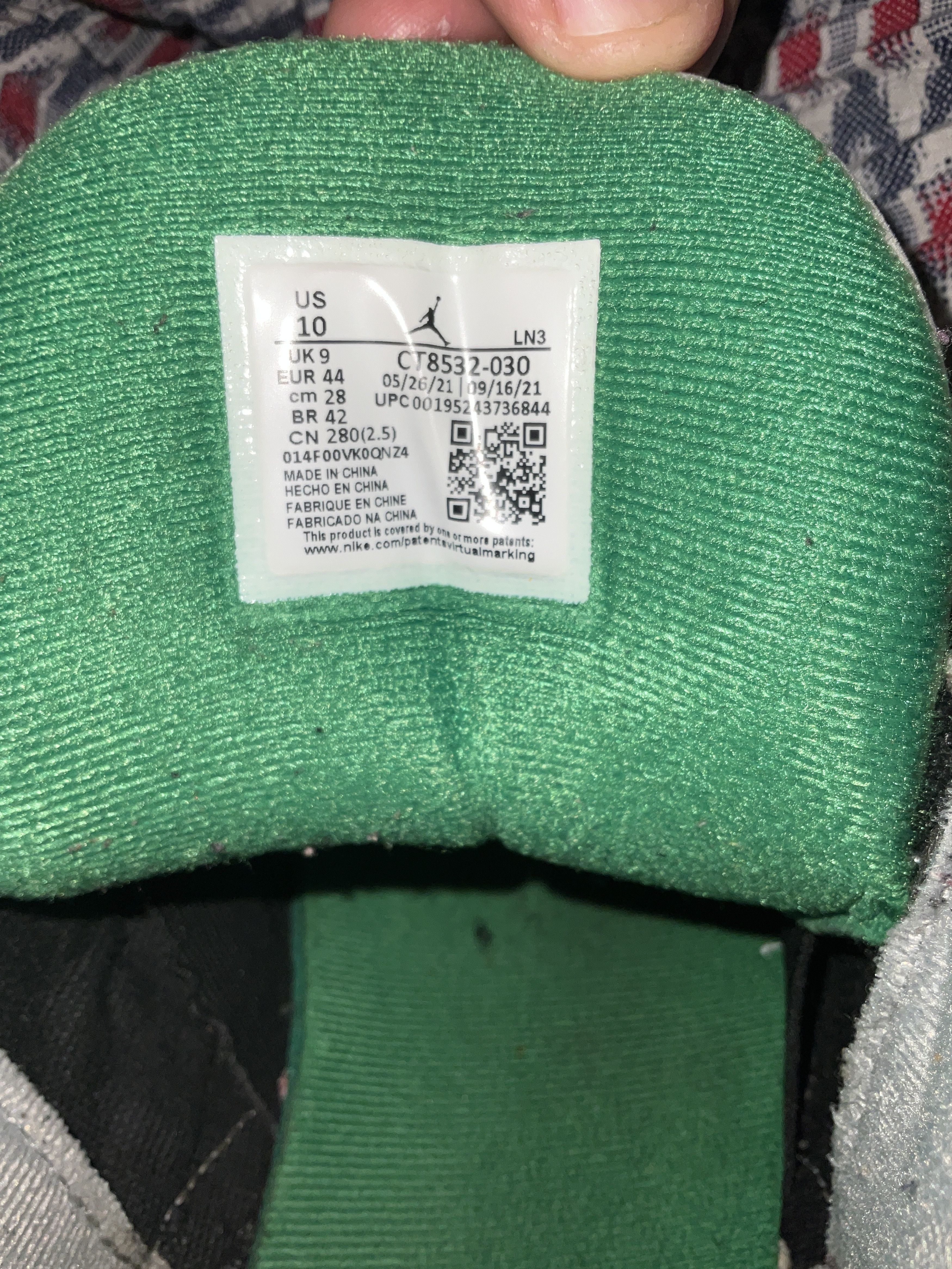 Jordan Brand Pine Green Size US 10 / EU 43 - 10 Thumbnail