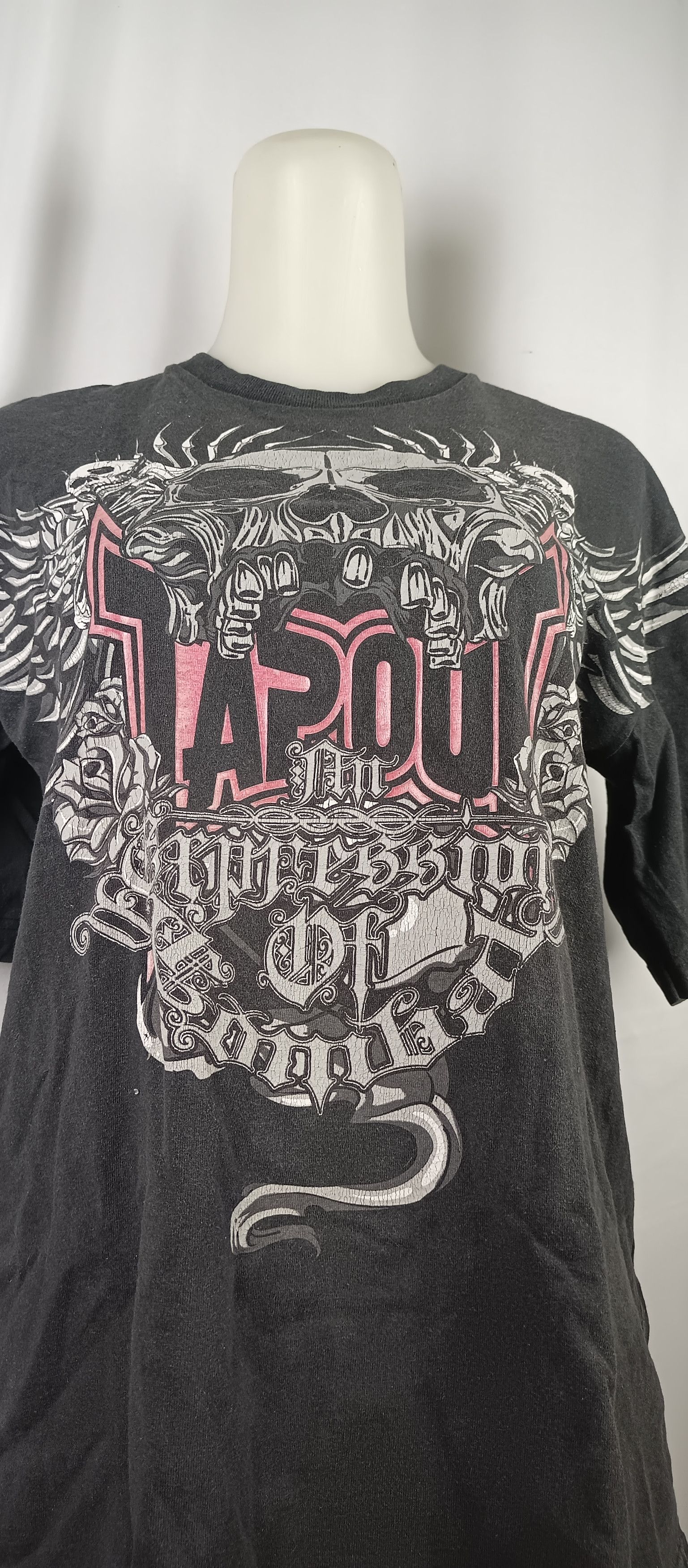 Affliction × Japanese Brand × Tapout Rare Tapout Tee Y2K Affliction Style Size M / US 6-8 / IT 42-44 - 9 Thumbnail