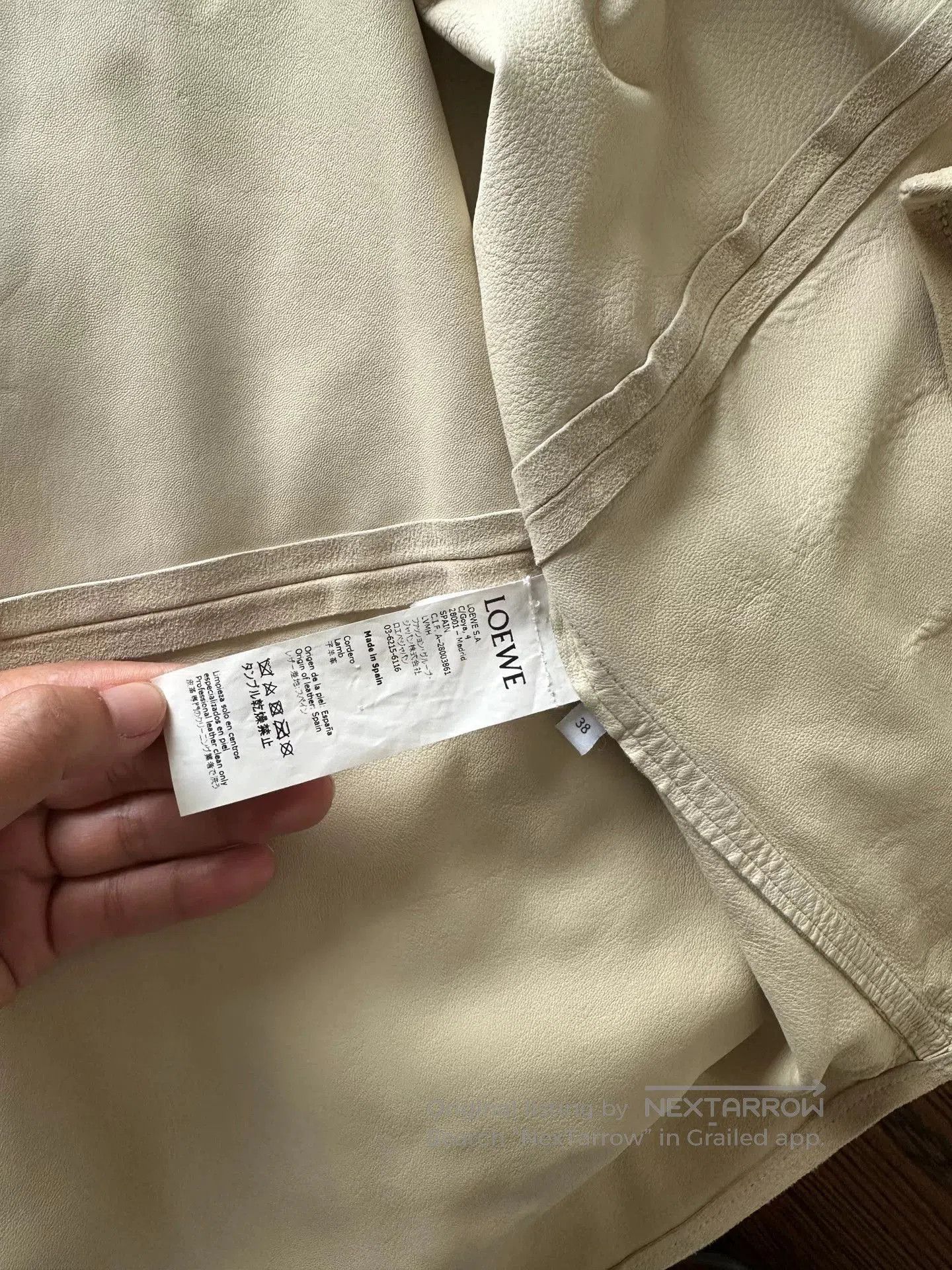 Loewe Sheepskin Shirt Jacket.