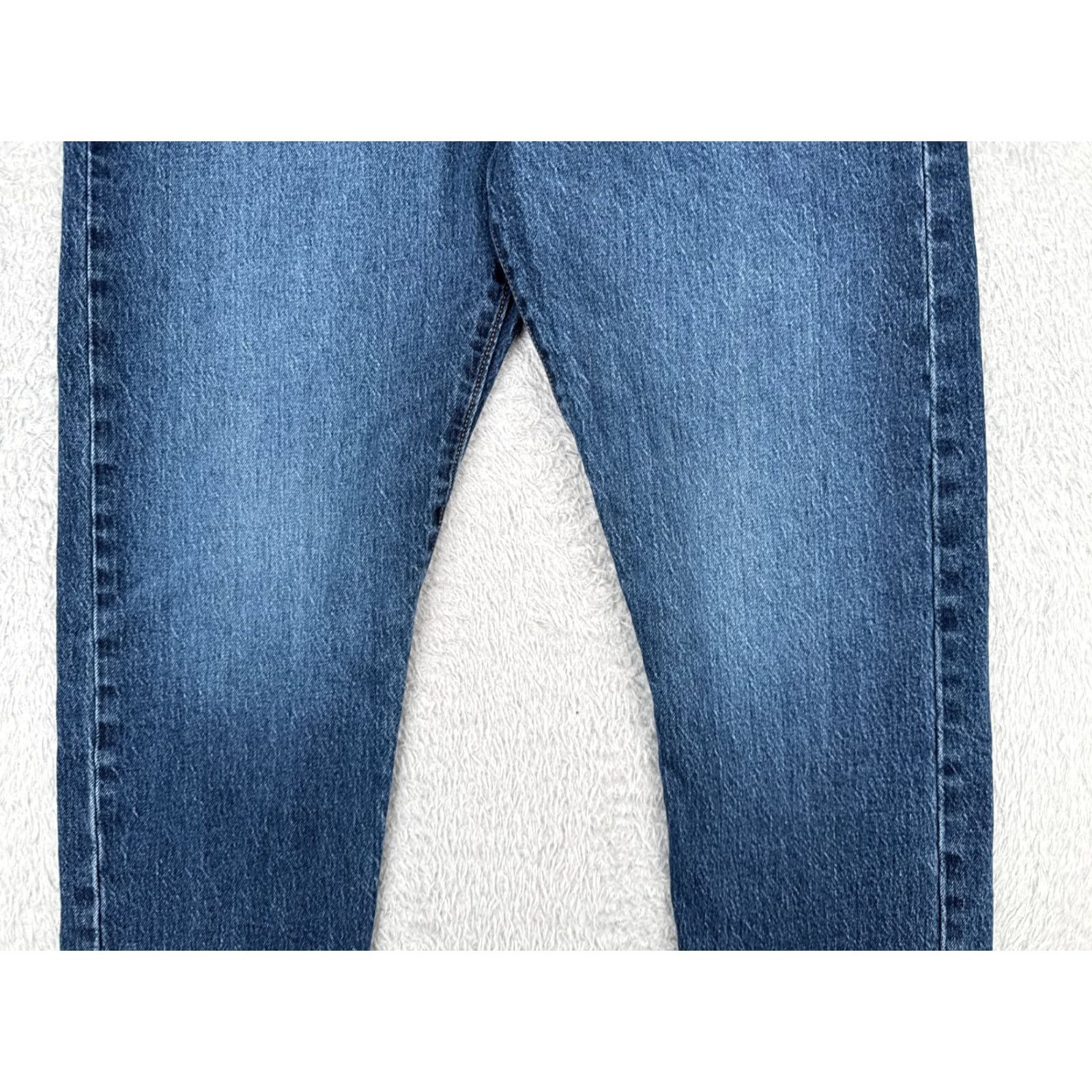 Levi's VINTAGE Levi's Wedgie Jeans Womens 32 Blue Denim High Rise 32x25 Levi's Wedgie Fit 5-Pocket Distressed Regular Blue Womens Jeans Size 24" / US 00 / IT 34 - 3 Thumbnail