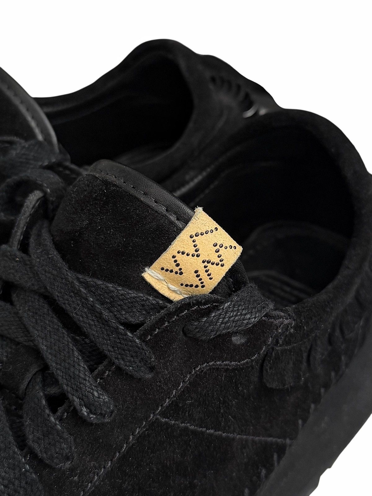 Visvim Black Suede Walpi Fringed Runner Sneaker Size US 10 / EU 43 - 3 Thumbnail