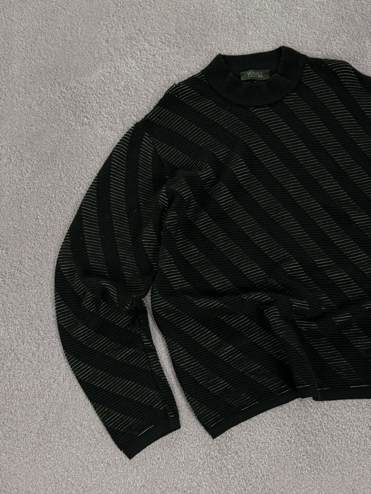 Versace Versace 90’s Vintage Knit V2 Archival Baggy Sweater Size US M / EU 48-50 / 2 - 4 Thumbnail