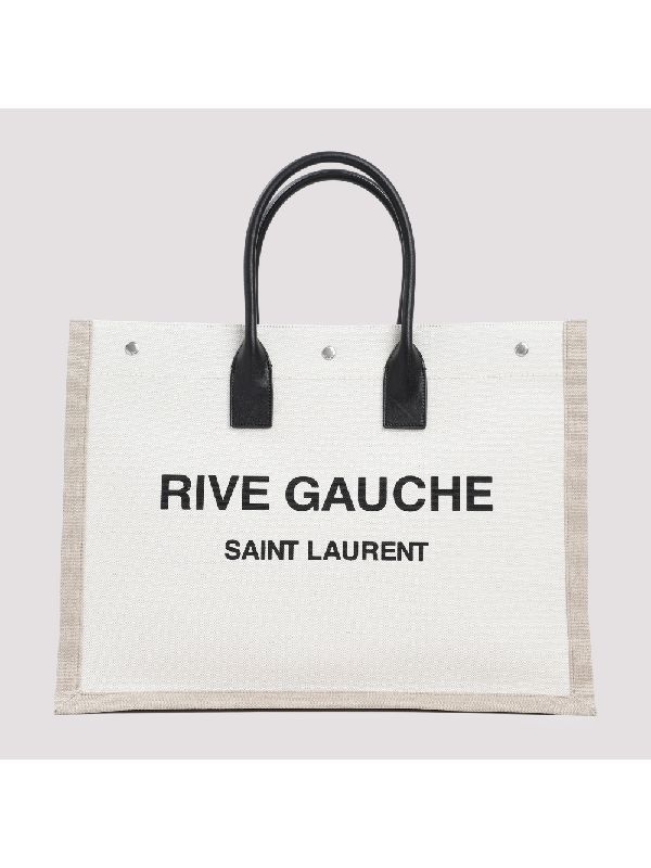 Saint Laurent Paris oc11z0226 499290 Size: OS / Rive Gauche Tote in Canvas Size ONE SIZE - 3 Thumbnail