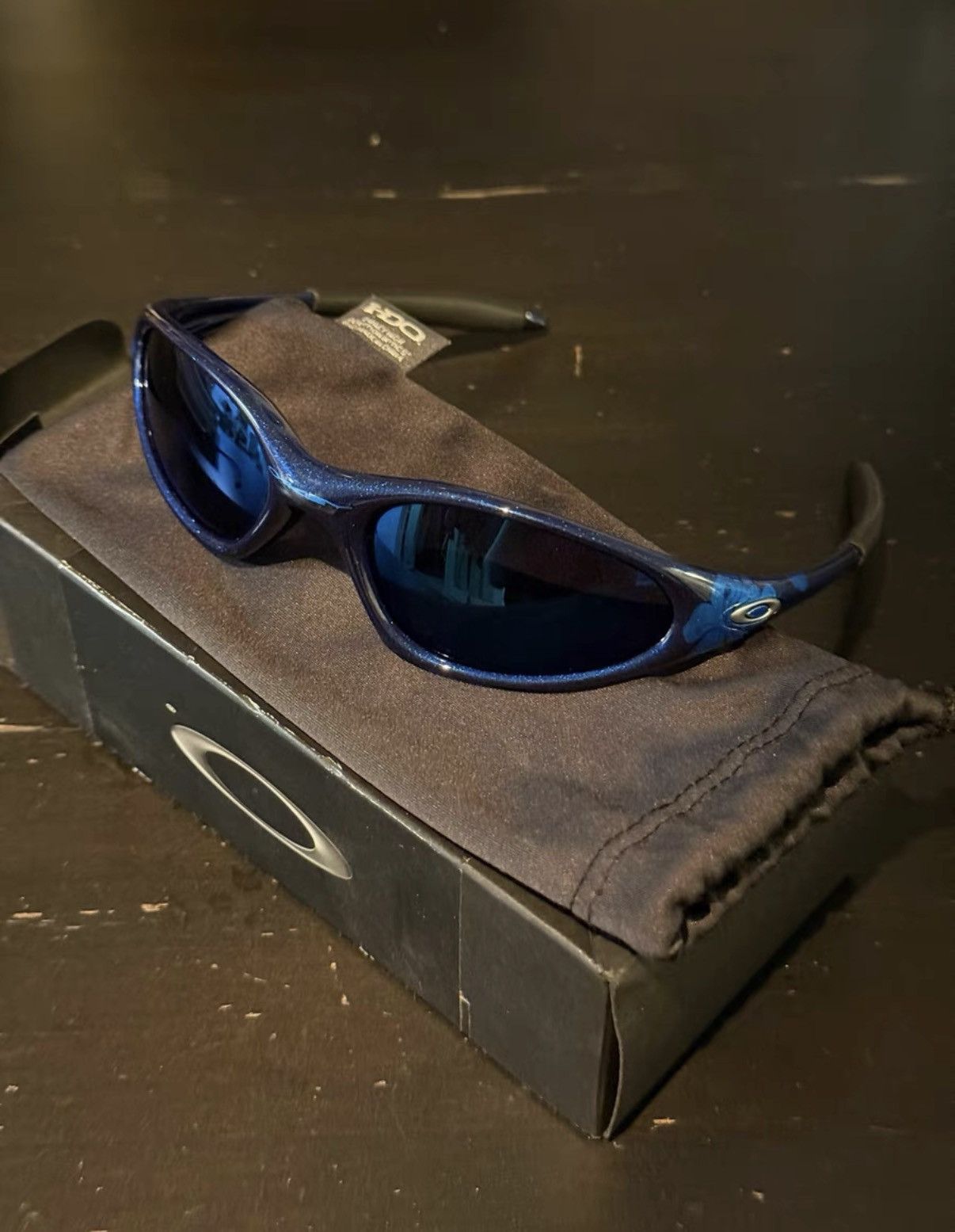 Oakley Oakley Minute Blue Citrus Floral Sports Sunglasses K24 Size ONE SIZE - 7 Thumbnail