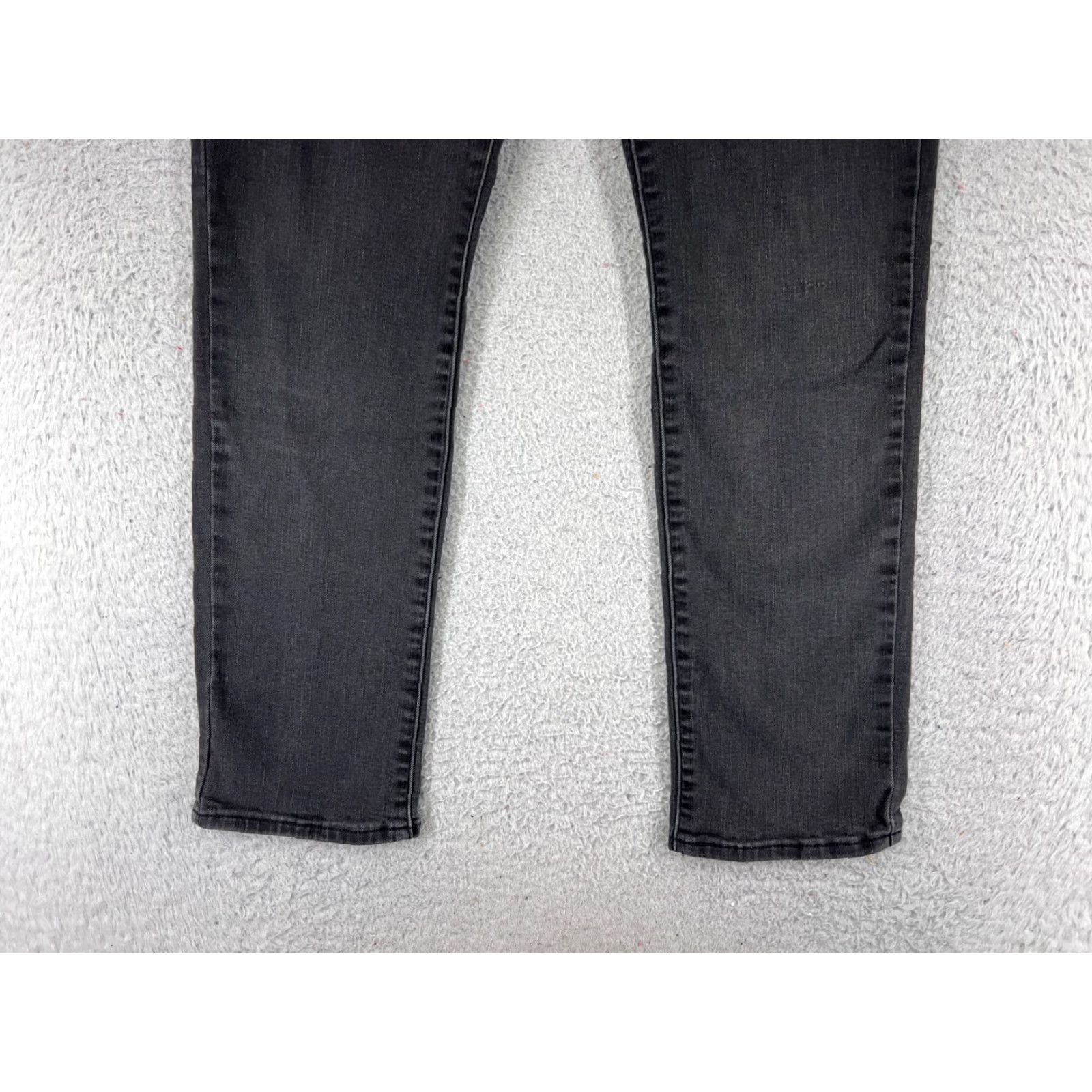 Levi's Levi's Jeans Women 31 Black Denim Slim Mid Rise 31x27 5-Pocket Cotton Stretch Size 24" / US 00 / IT 34 - 2 Thumbnail