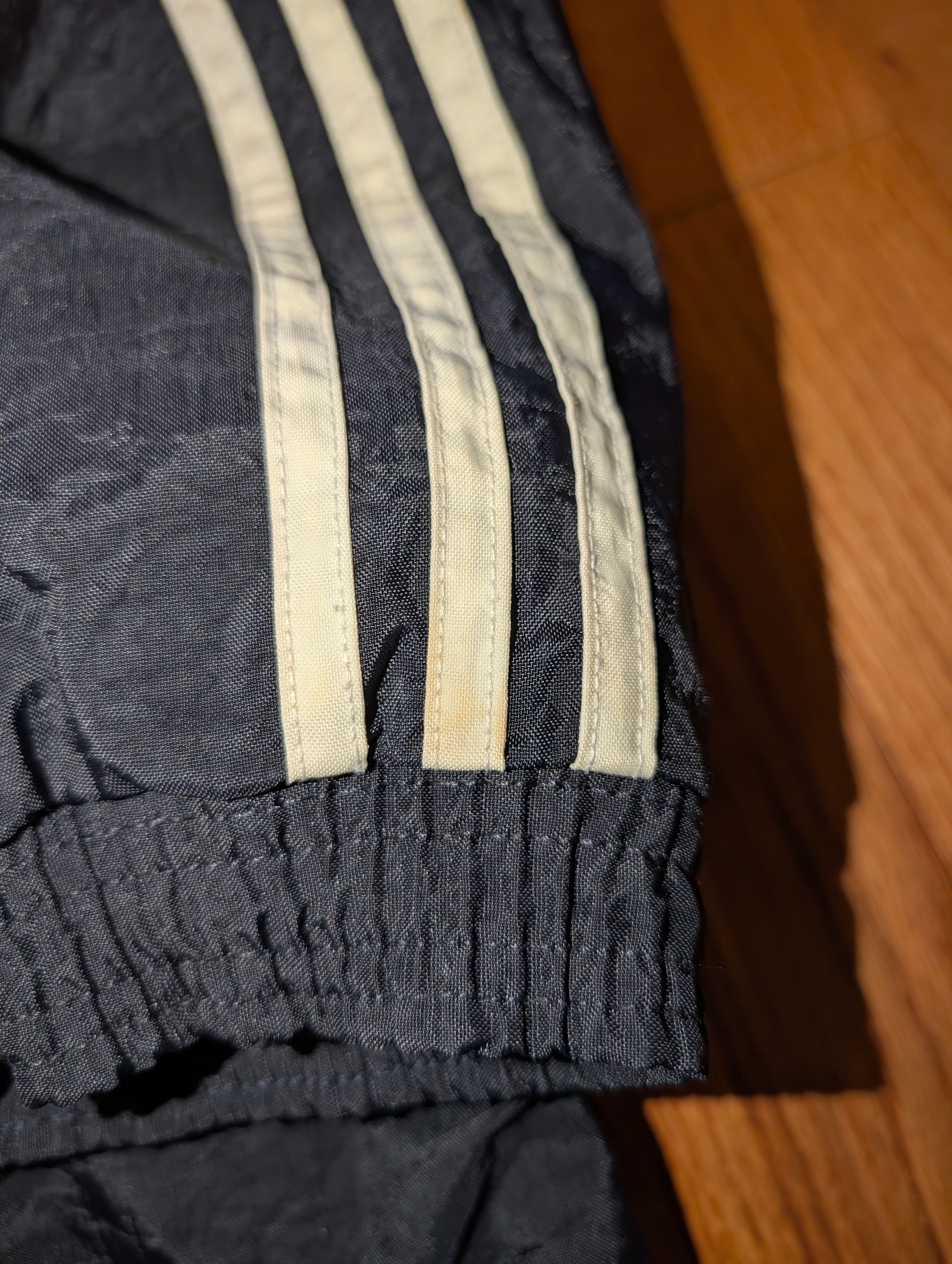 Adidas Vintage 90s Adidas Big Logo Striped Windbreaker Jacket Size US XL / EU 56 / 4 - 3 Thumbnail