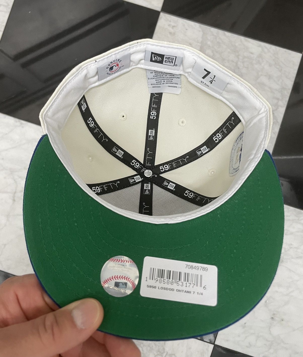 New Era 🔥 Exclusive Ohtani Dodgers fitted 7 1/4 Size ONE SIZE - 4 Thumbnail