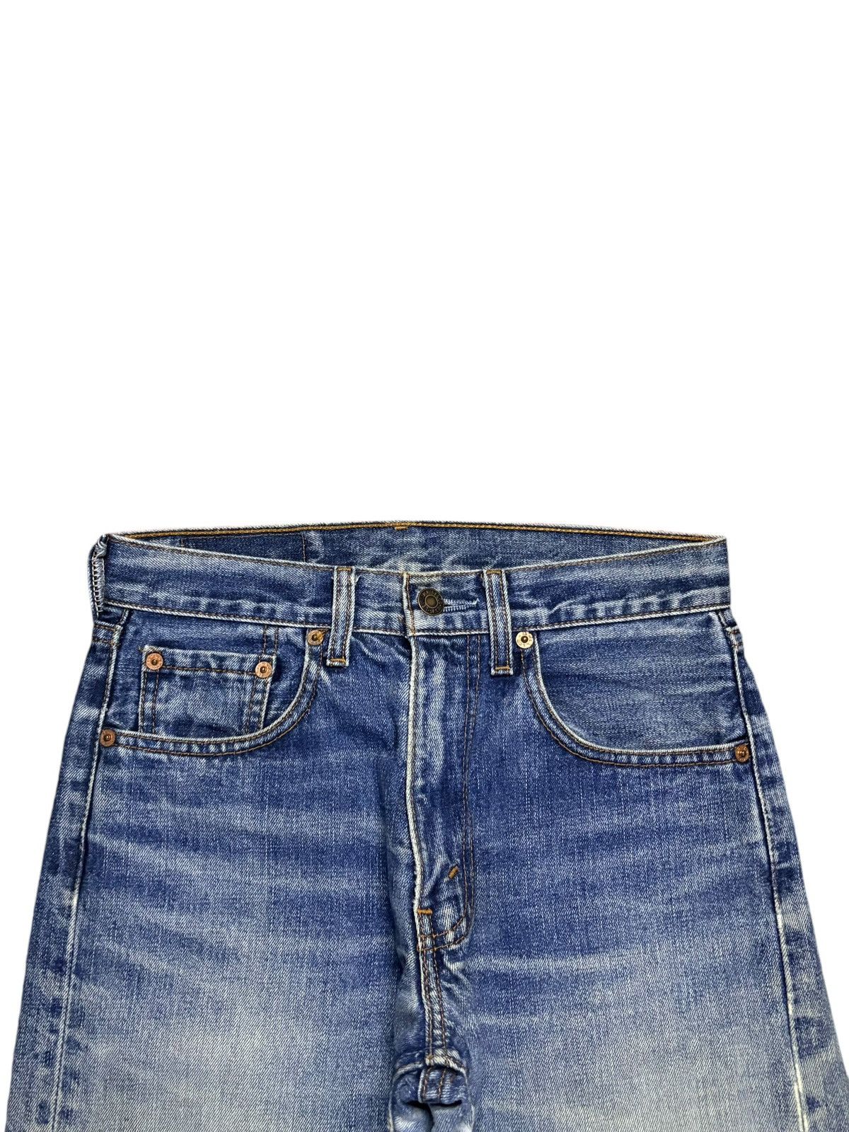 Levi's Vintage 90s Levis 512 Mud Wash Distressed Loose Jeans Size US 28 / EU 44 - 4 Thumbnail