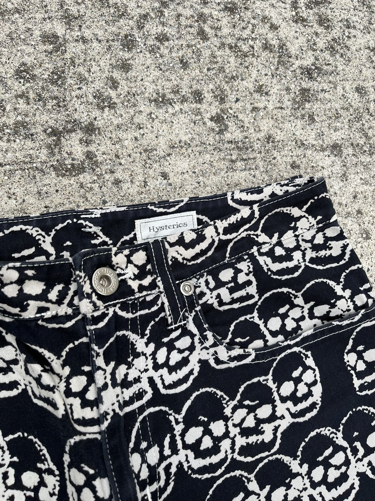 Hysteric Glamour Hysteric Glomour Skull Pile Pants archive y2k Size US 29 - 3 Thumbnail