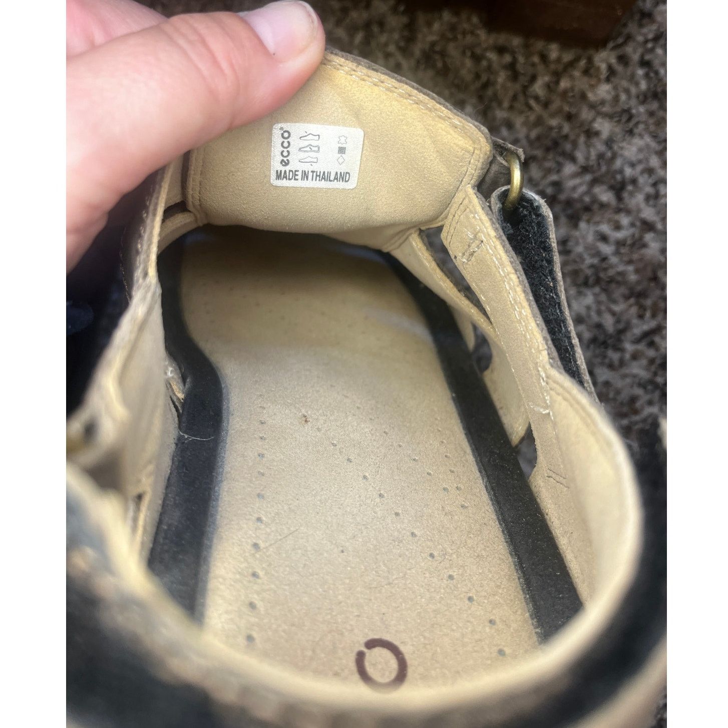 Ecco Ecco Leather Fisherman Slingback Sandal Taupe Brown Men 10.5 Size US 10.5 / EU 43-44 - 6 Thumbnail