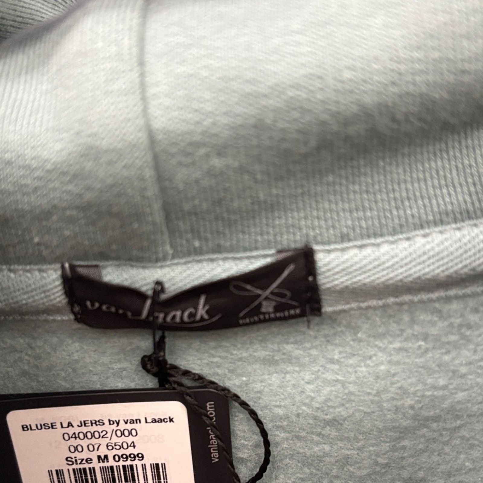 Other NWT Van Laack Women's Light Blue Hoodie Sweater Size M Size M / US 6-8 / IT 42-44 - 6 Thumbnail