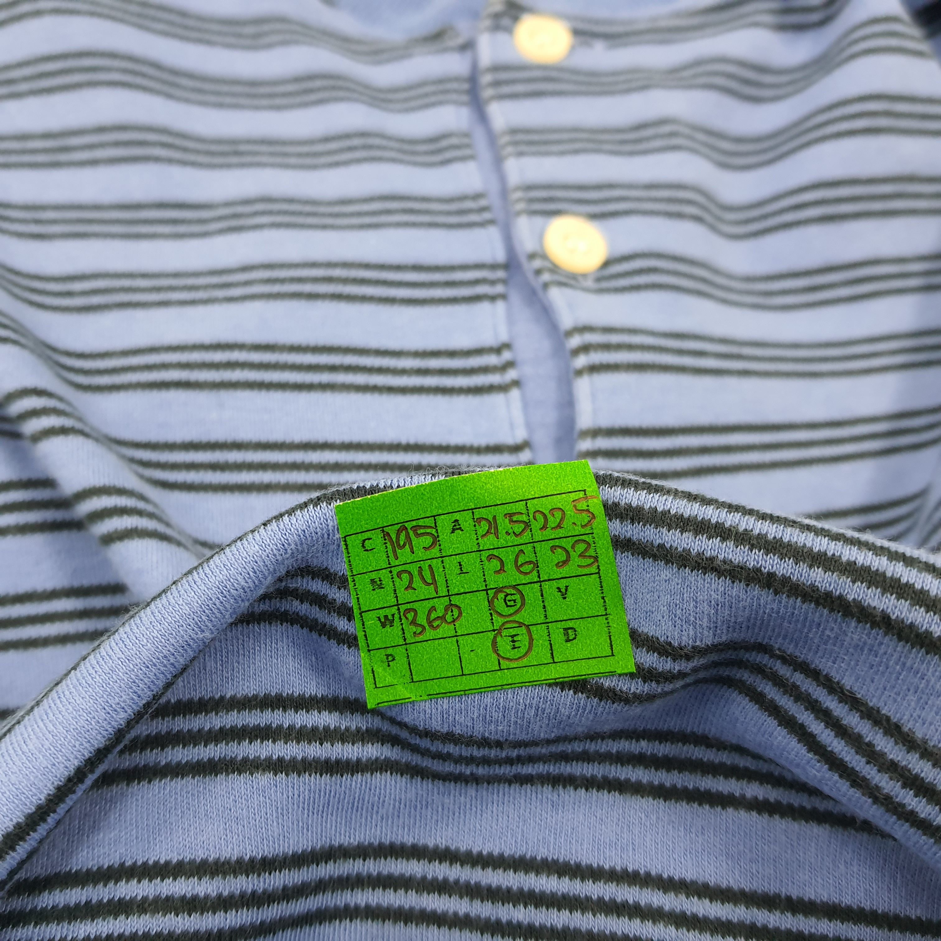 Christian Dior Monsieur × Vintage Vintage Christian Dior Stripes Button Designer Sweatshirt Size US M / EU 48-50 / 2 - 8 Thumbnail