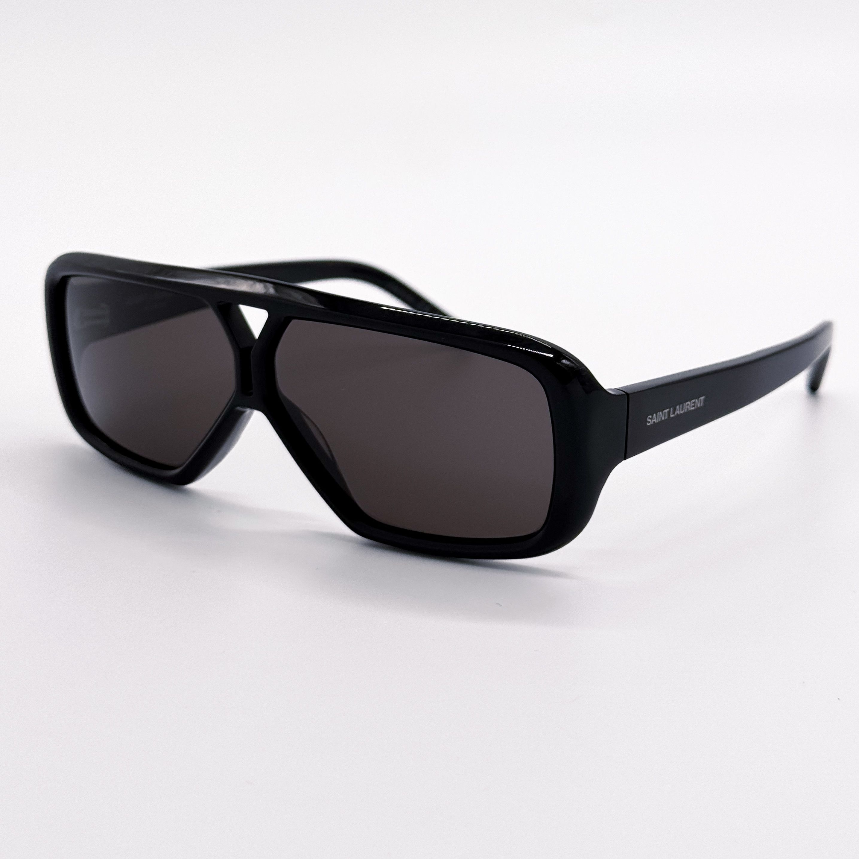 Yves Saint Laurent NEW SAINT LAURENT SL 569Y 001 BLACK WOMEN SUNGLASSES SL569Y Size ONE SIZE - 6 Thumbnail
