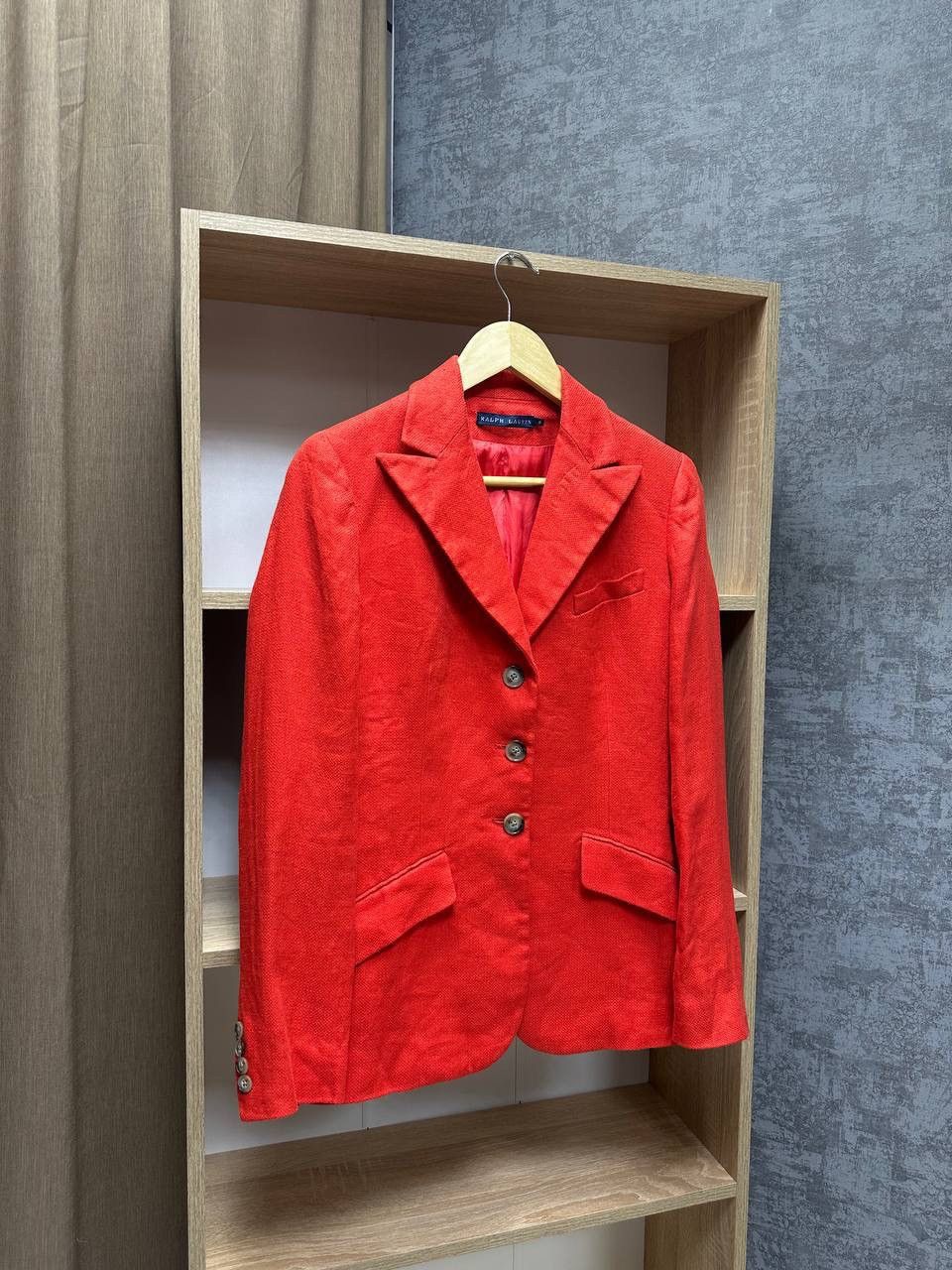 Polo Ralph Lauren × Vintage Polo Ralph Lauren Orange Women’s PRL Blazer Jacket Size M / US 6-8 / IT 42-44 - 15 Thumbnail