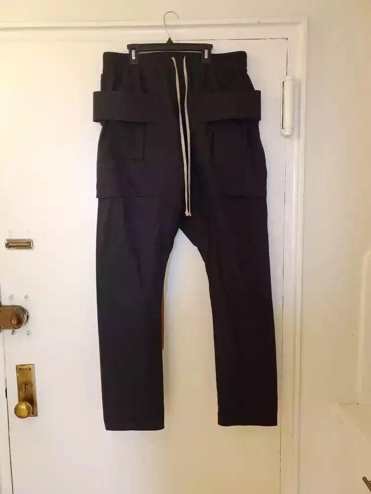 Rick Owens Creatch Cargo Pants Black Xtra-large Size US 36 / EU 52 - 1 Thumbnail