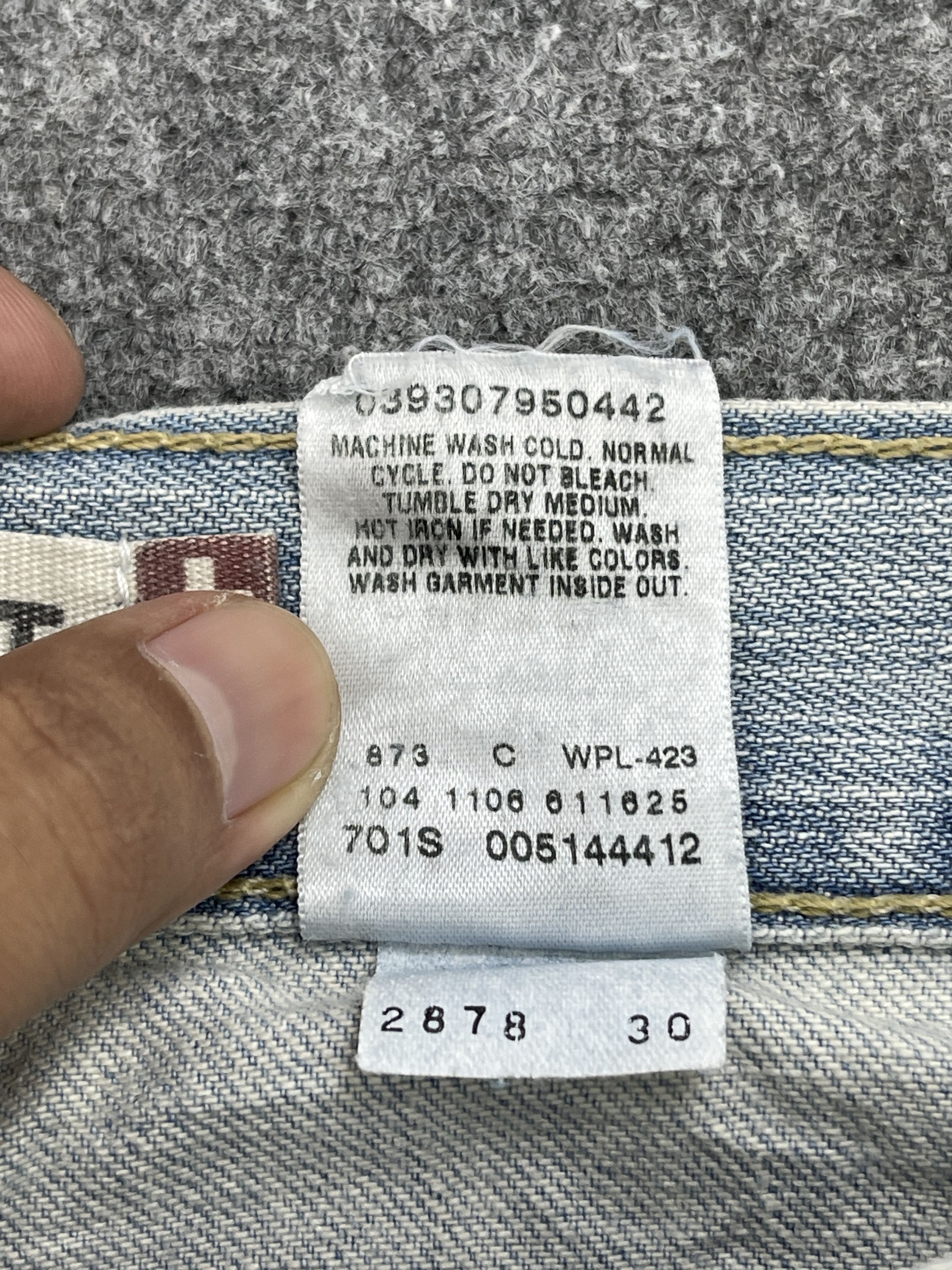 Levi's Vintage Levis 514 Slim Straight Light Wash Jeans DP2488 Size US 34 / EU 50 - 9 Thumbnail