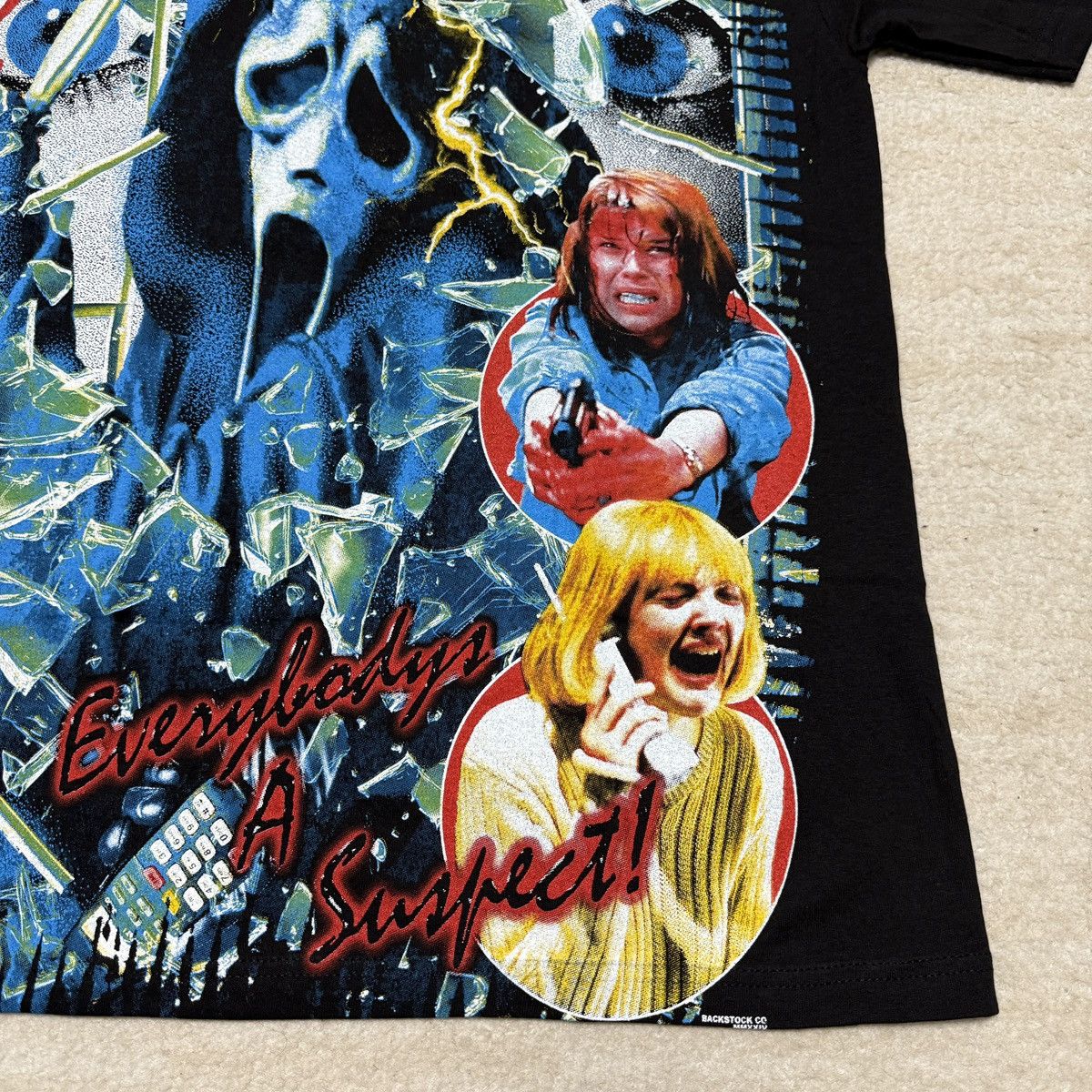 Other Backstock Co Ghostface Scream T-shirt Horror AOP Size US L / EU 52-54 / 3 - 2 Thumbnail