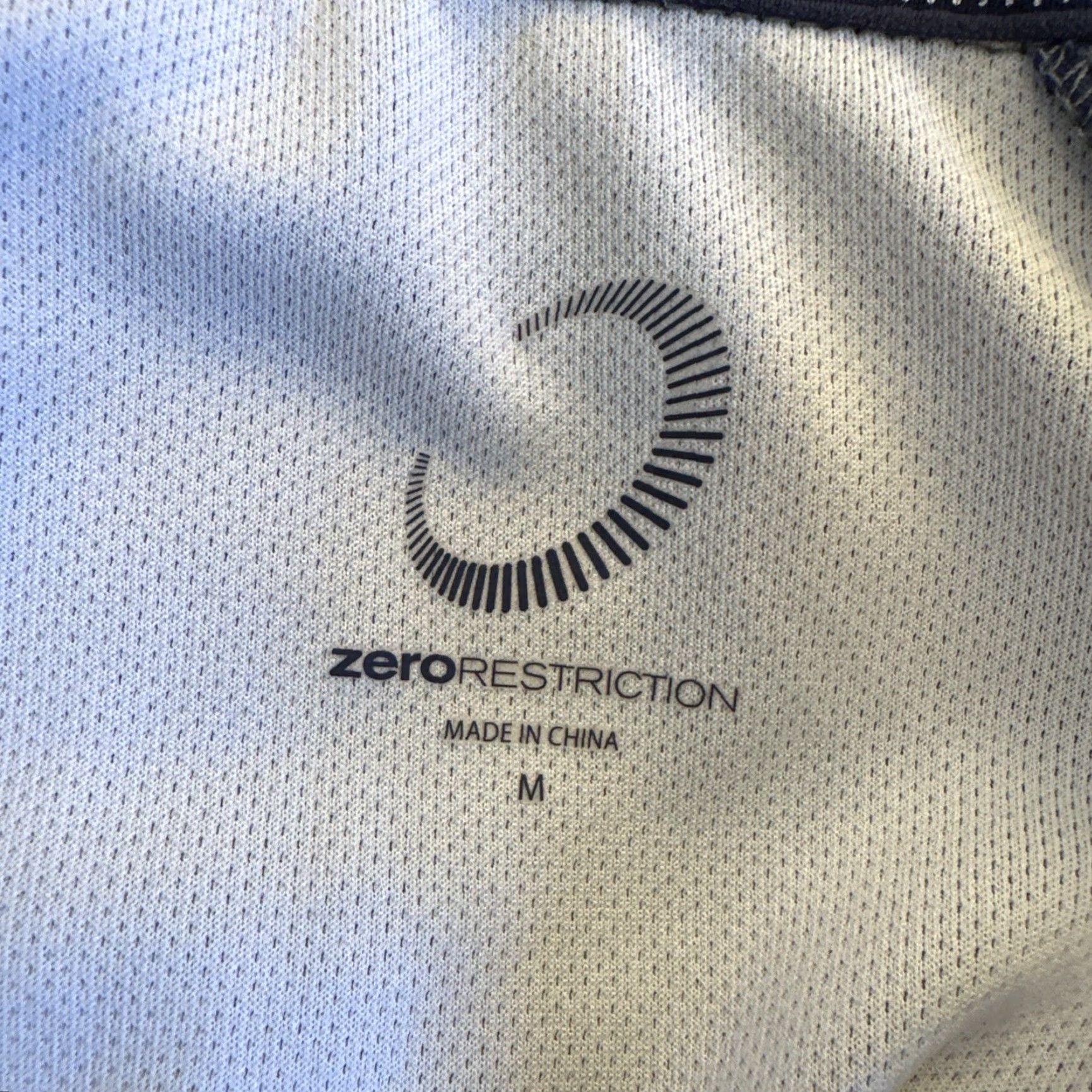 Vintage Zero Restriction Z425 Pullover Mens M Navy Gray Quarter Zip Performance Size US M / EU 48-50 / 2 - 8 Thumbnail