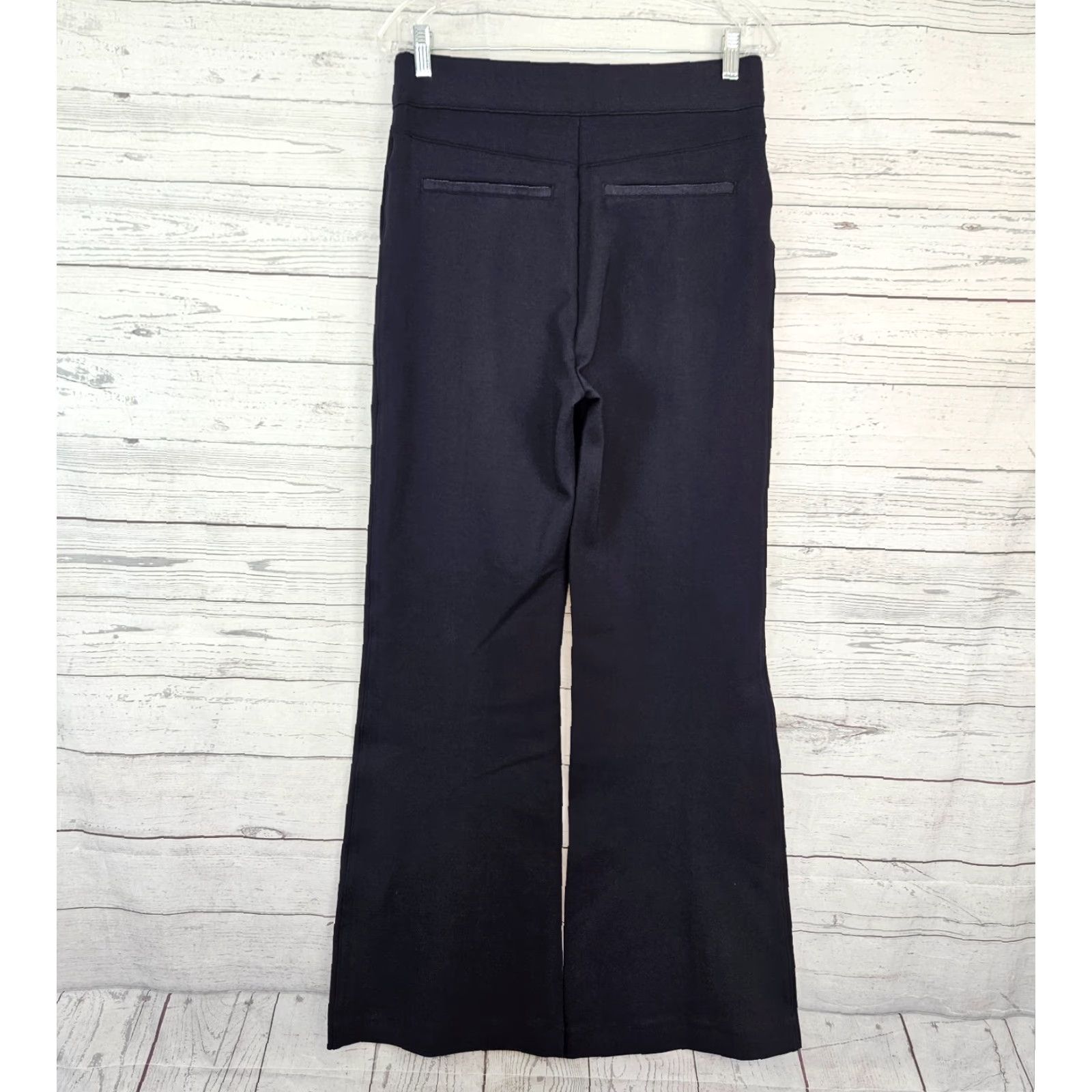 Spanx VINTAGE Spanx Womens PerfectFit Ponte Flare Pants Sz Large Blue High Rise Pull On Size 36" / US 14 / IT 50 - 3 Thumbnail