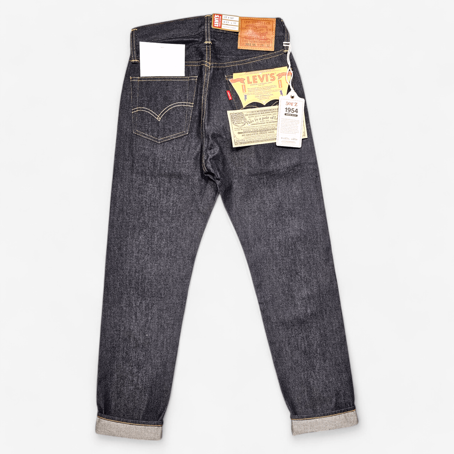 Levi's Vintage Clothing NWT LVC Levi's Vintage Clothing 1954 501 Big E Made in Japan Size 29" - 5 Thumbnail