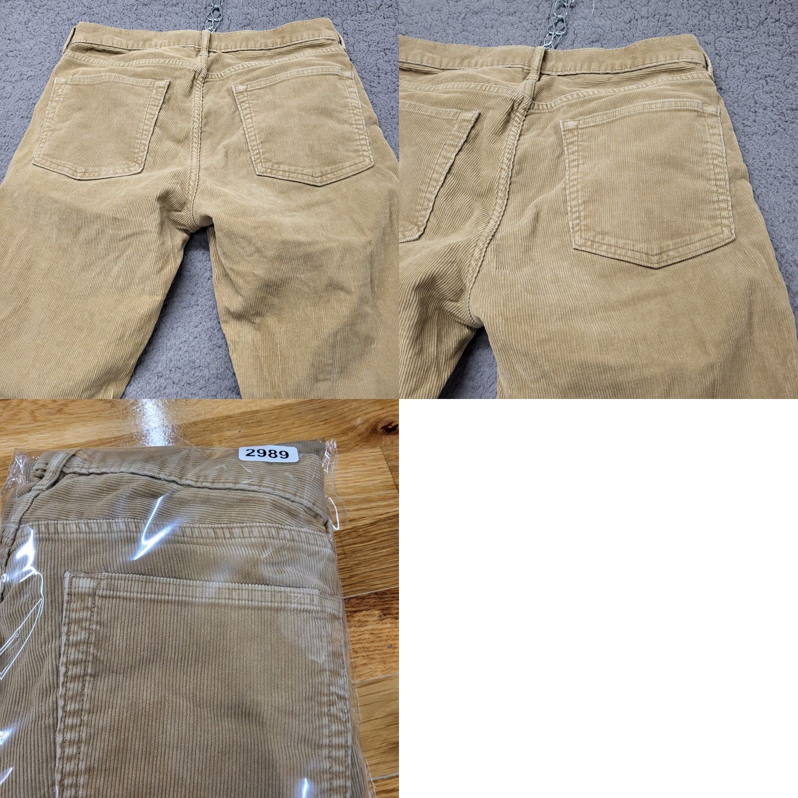 Lands' End Lands' End Corduroy Pants Men Size 30 Khaki Tan Traditional Fit Cotton Blend Straight Leg Pockets Size US 30 / EU 46 - 9 Thumbnail