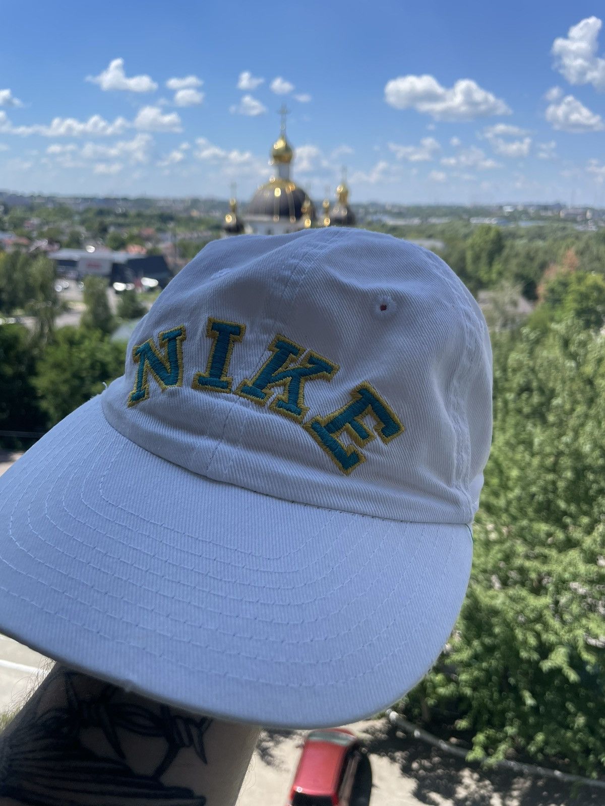 Nike × Vintage Nike Vintage 90s Cap Y2K Size ONE SIZE - 3 Thumbnail