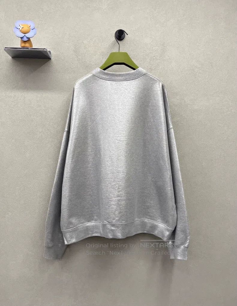 Gucci Gucci Silver long-sleeved sweatshirt Size US M / EU 48-50 / 2 - 2 Thumbnail