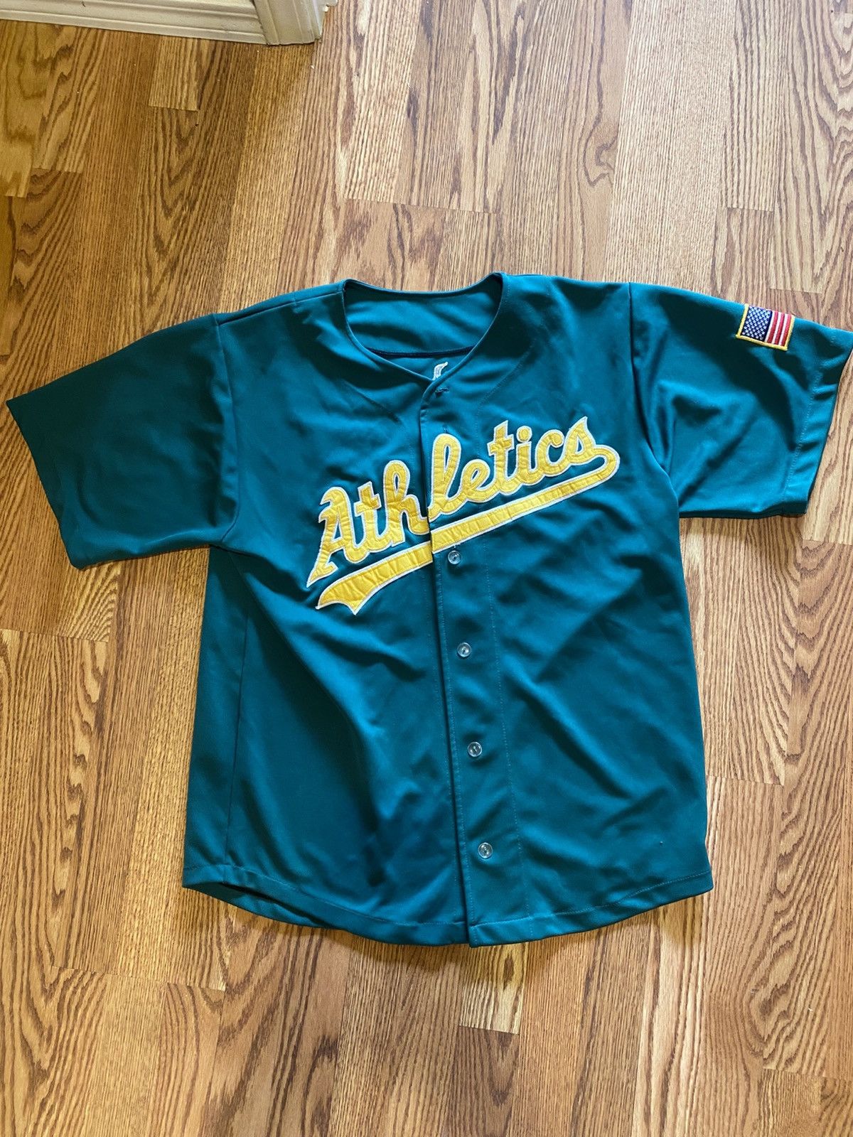 Other Custom Oakland Athletics Baseball Jersey Size US L / EU 52-54 / 3 - 1 Thumbnail