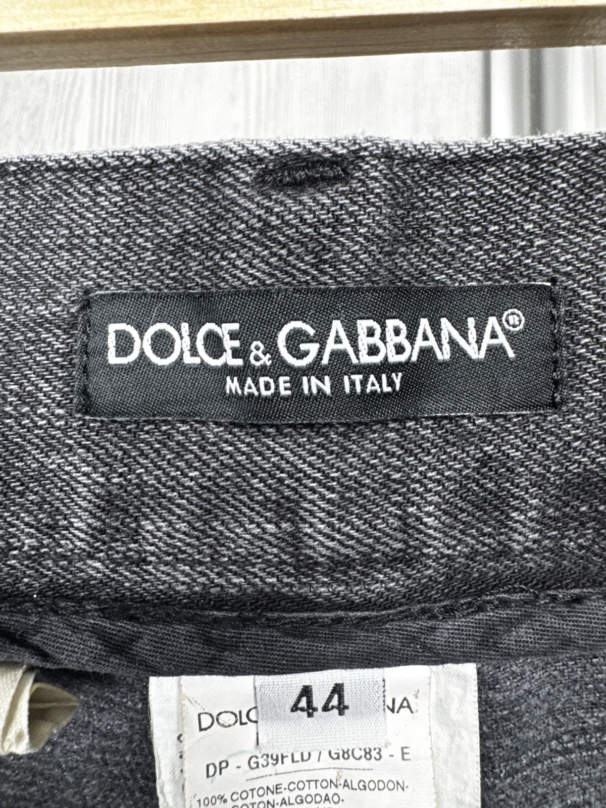 Dolce & Gabbana Dolce & Gabbana 14 gold grey distressed denim jeans pants Size US 30 / EU 46 - 9 Thumbnail