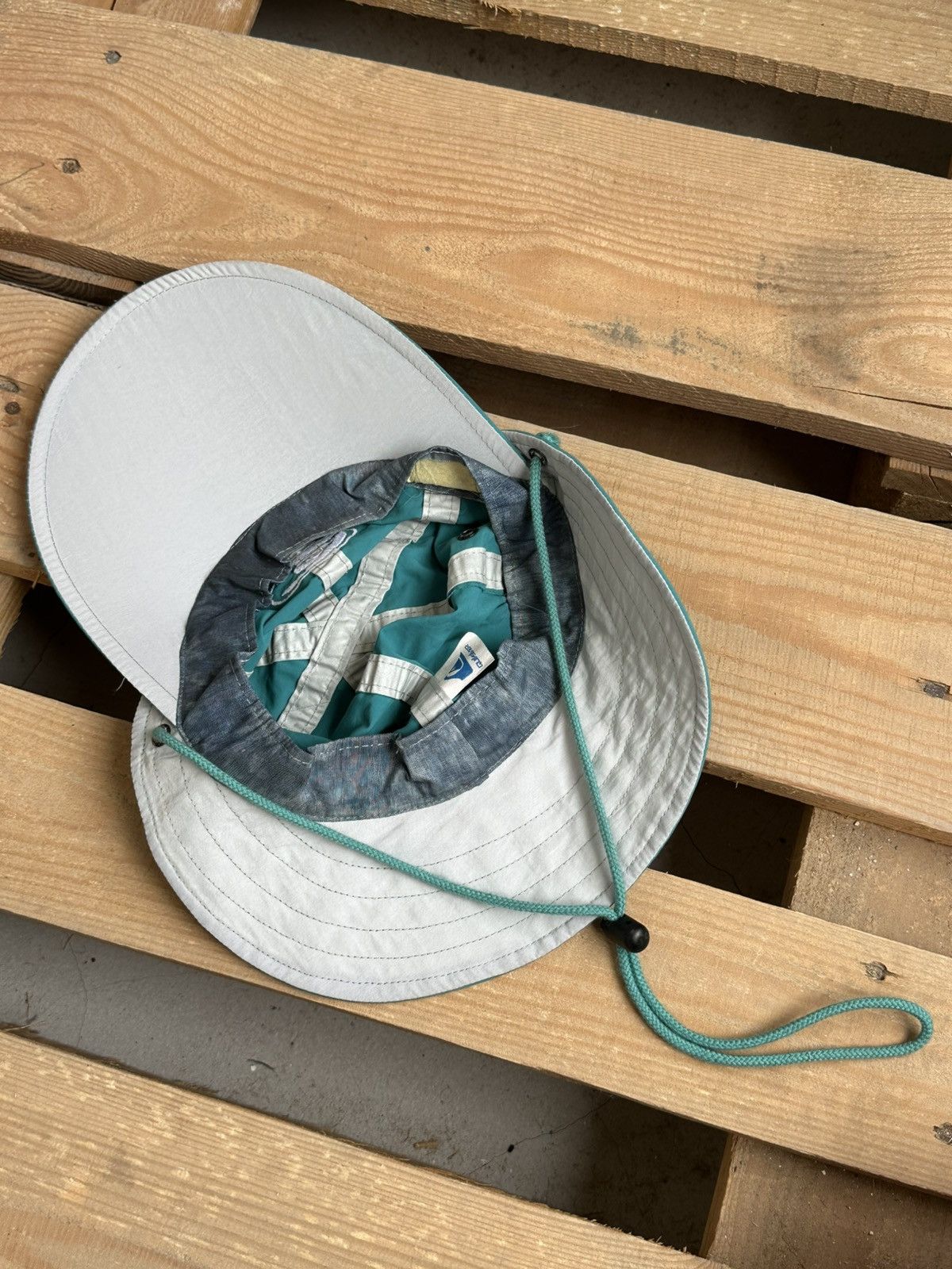 Quiksilver Vintage Quiksilver Turquoise Panama-Cap Size ONE SIZE - 7 Thumbnail