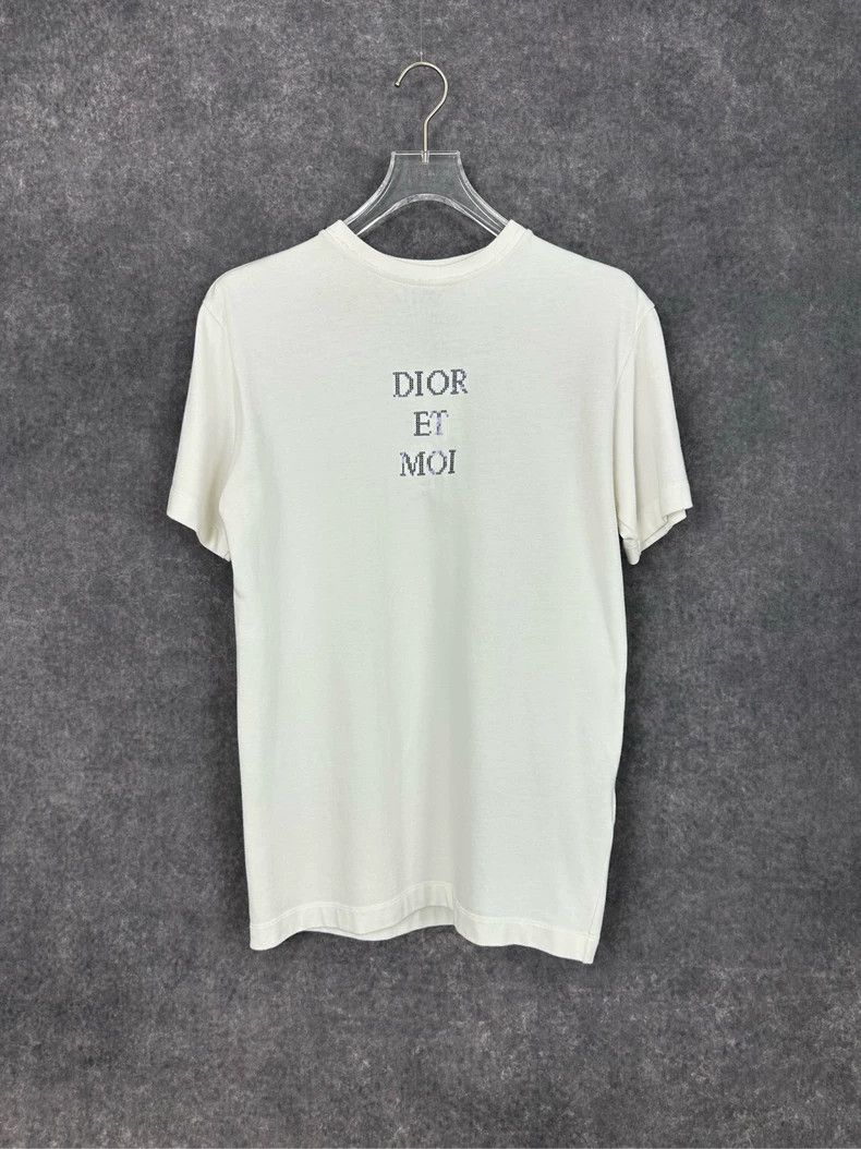 Dior Dior Embroidered Sequin Short Sleeve Tee - dmc Size US L / EU 52-54 / 3 - 1 Thumbnail