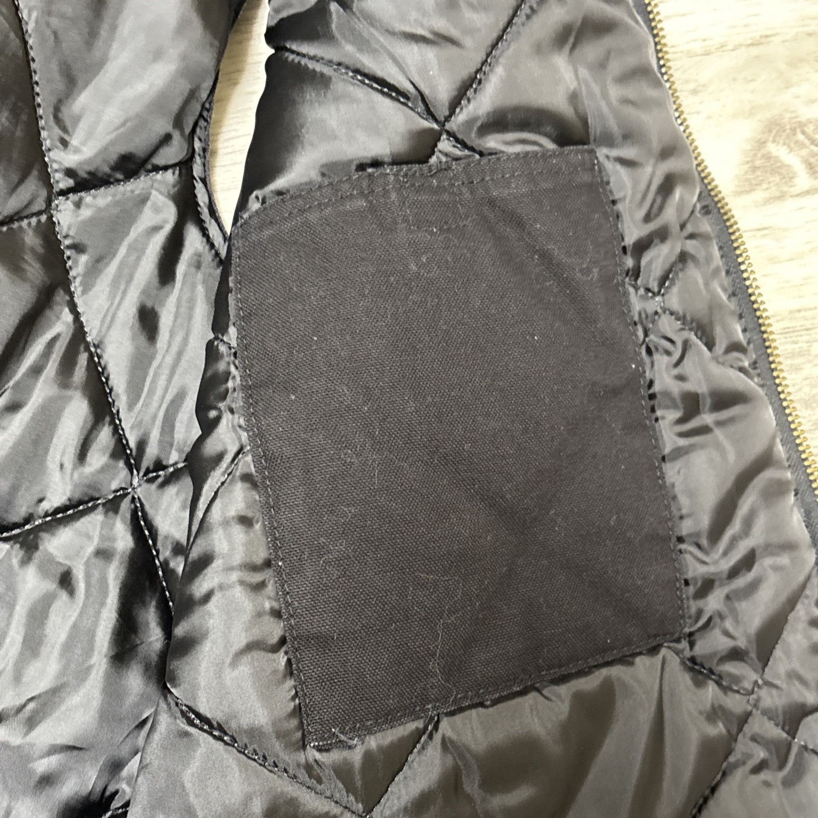 Other Quilted Canvas Duck Vest Mens XL Black Cowboy Workwear Relax Size US XL / EU 56 / 4 - 8 Thumbnail