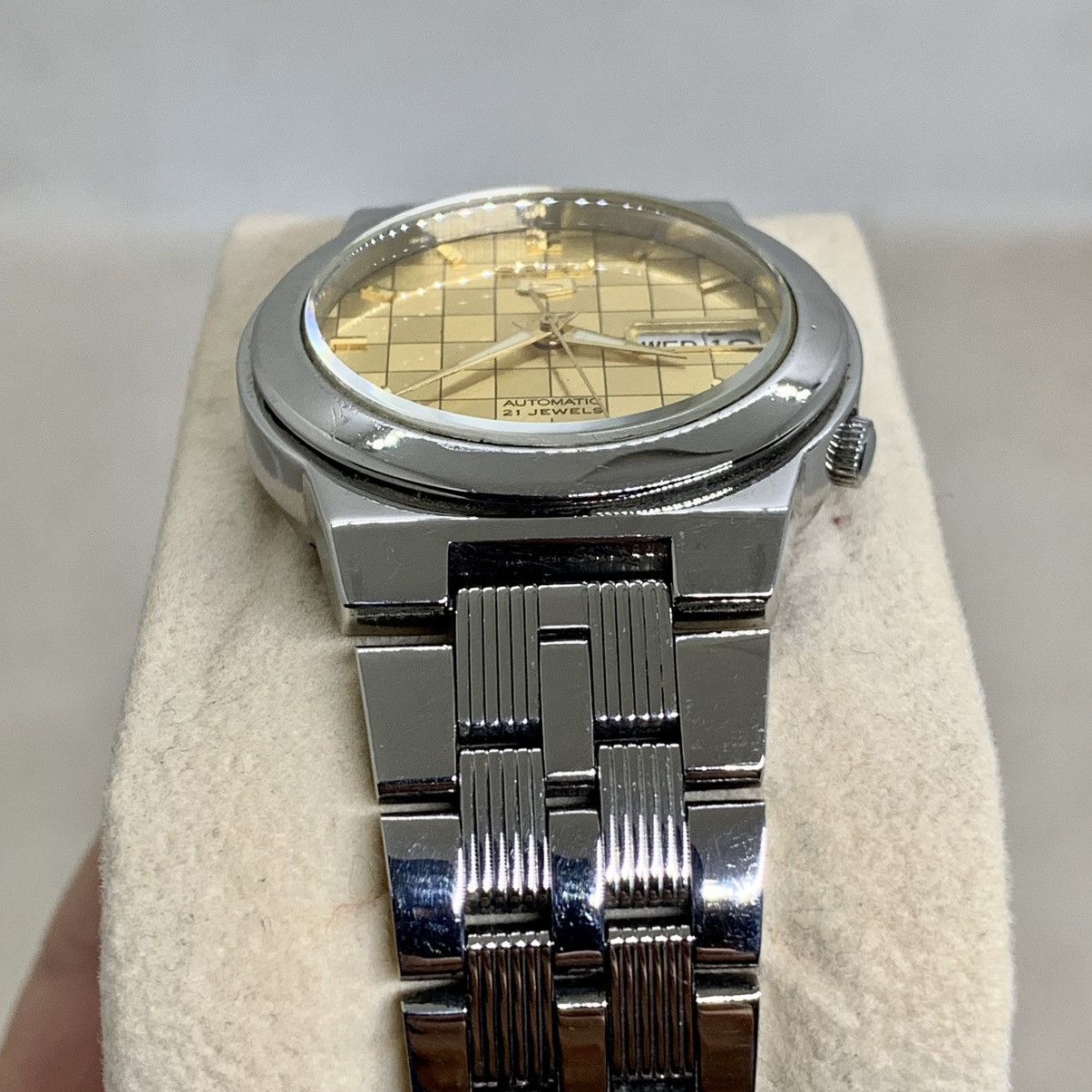 Japanese Brand × Seiko × Vintage Rare❗️Vintage Seiko 5 Skeleton Full Original Size 36 - 8 Thumbnail