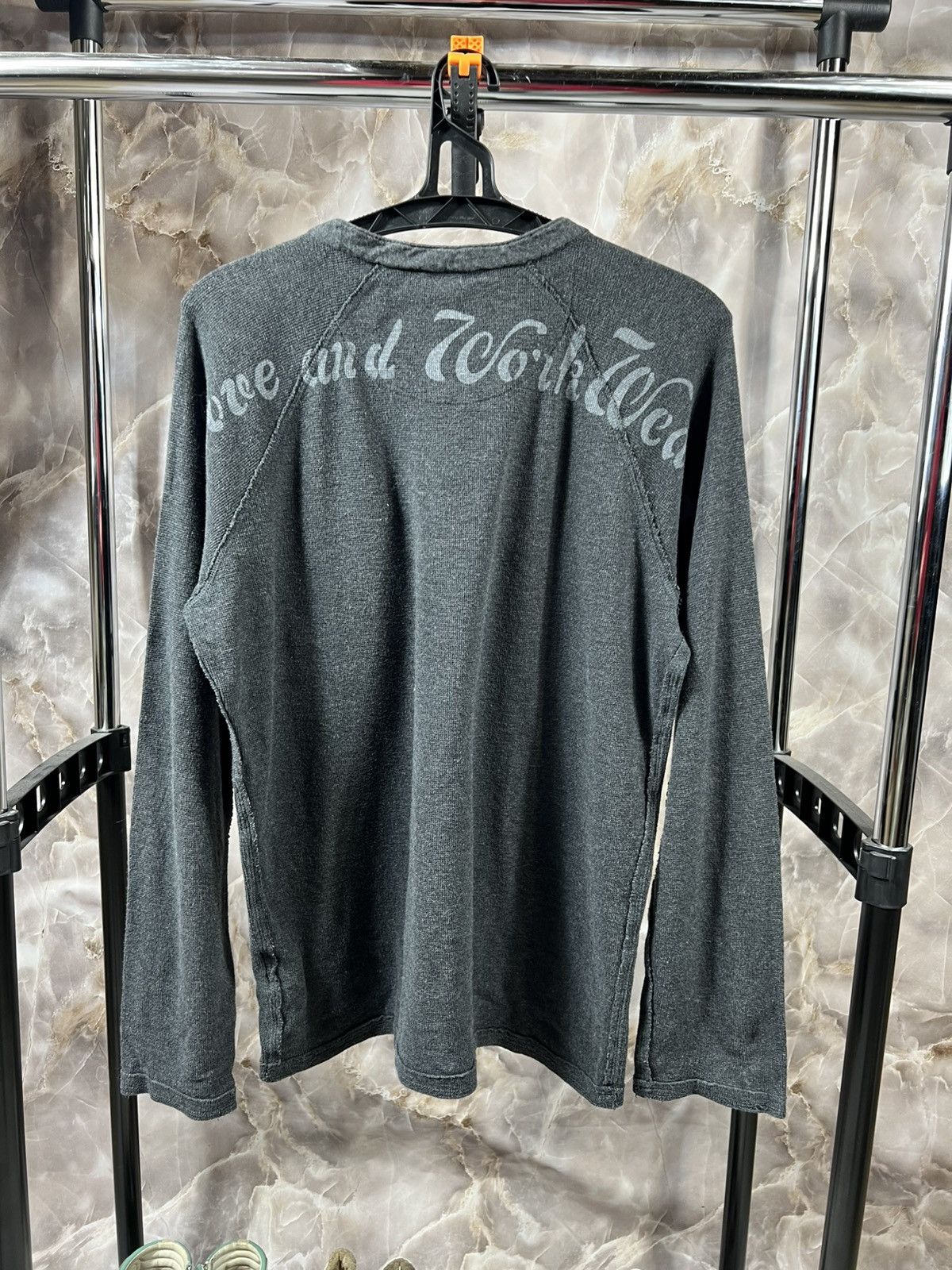 Diesel Vintage Diesel "Love and Workwear" Y2k Sweater Size US M / EU 48-50 / 2 - 1 Thumbnail