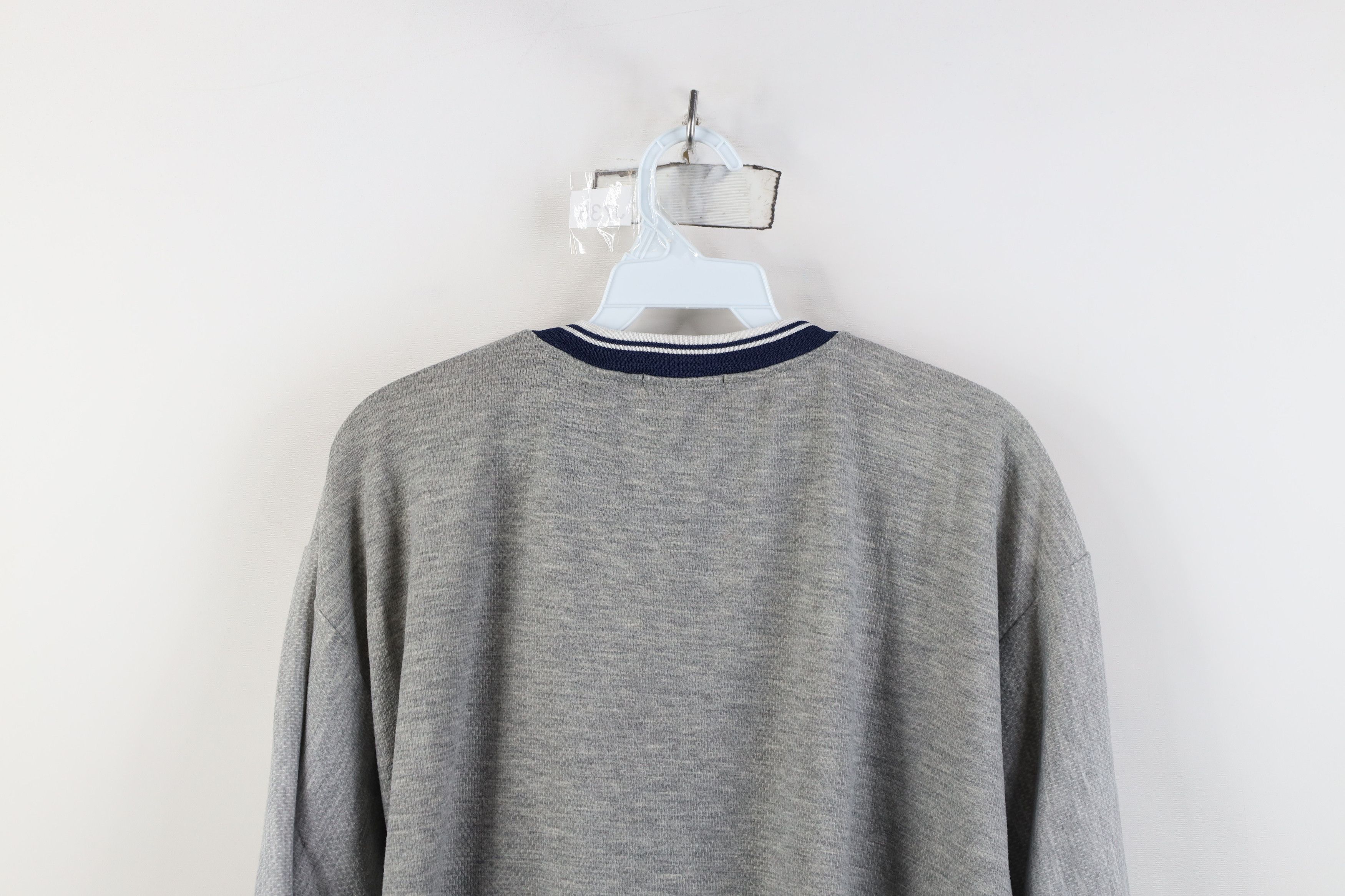 Fila Vintage 90s FILA Borg Thermal Knit Ringer T-Shirt Italy Size US XL / EU 56 / 4 - 11 Thumbnail