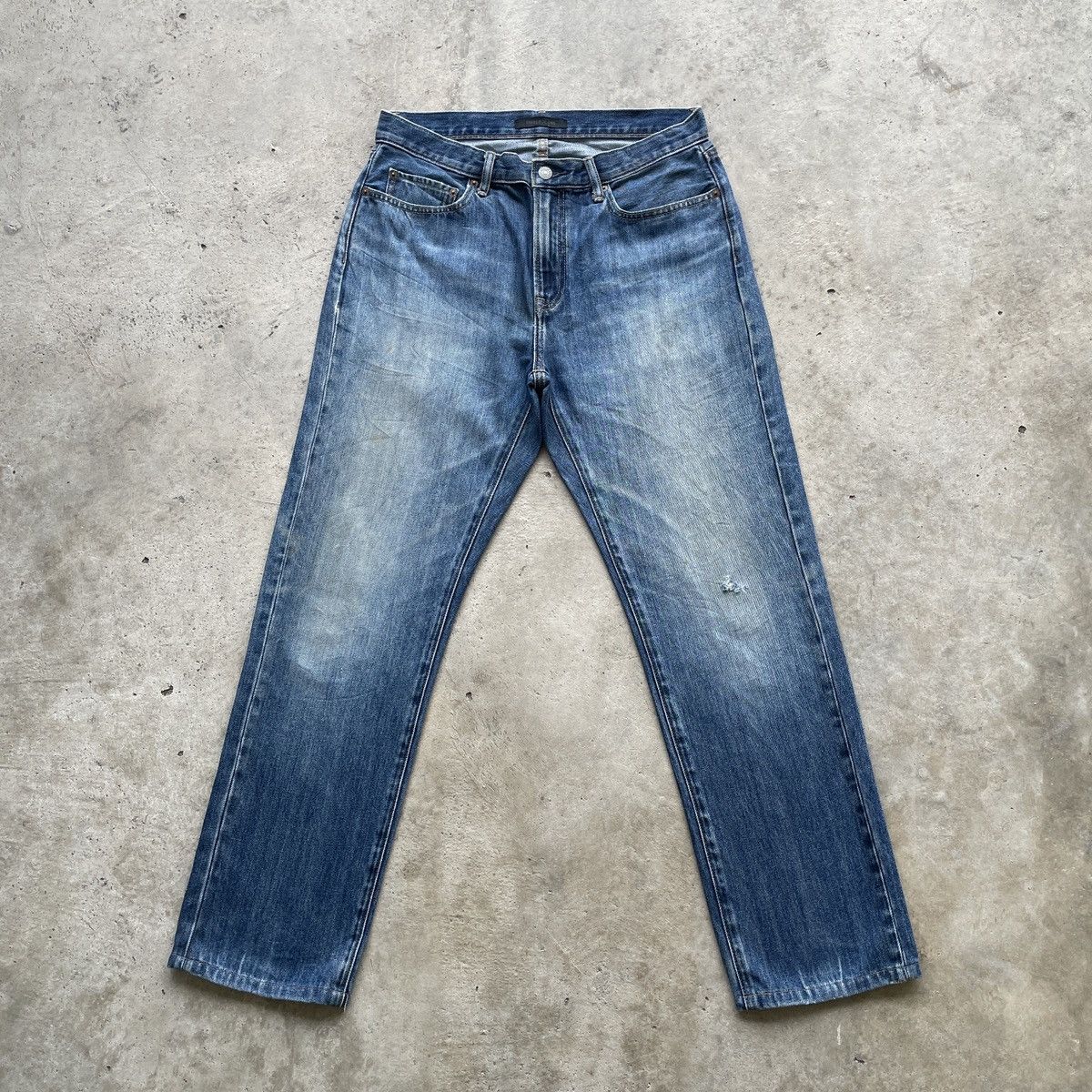 Japanese Brand Vintage Japanese Brand Faded Jeans Denim Pants W31 Size US 31 - 1 Thumbnail