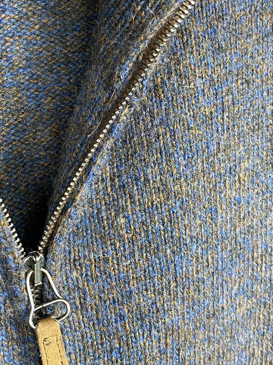 Alfred Dunhill 1690$ RRP Alfred Dunhill Camel Hair Calf Skin Sweater Size US XXL / EU 58 / 5 - 9 Thumbnail