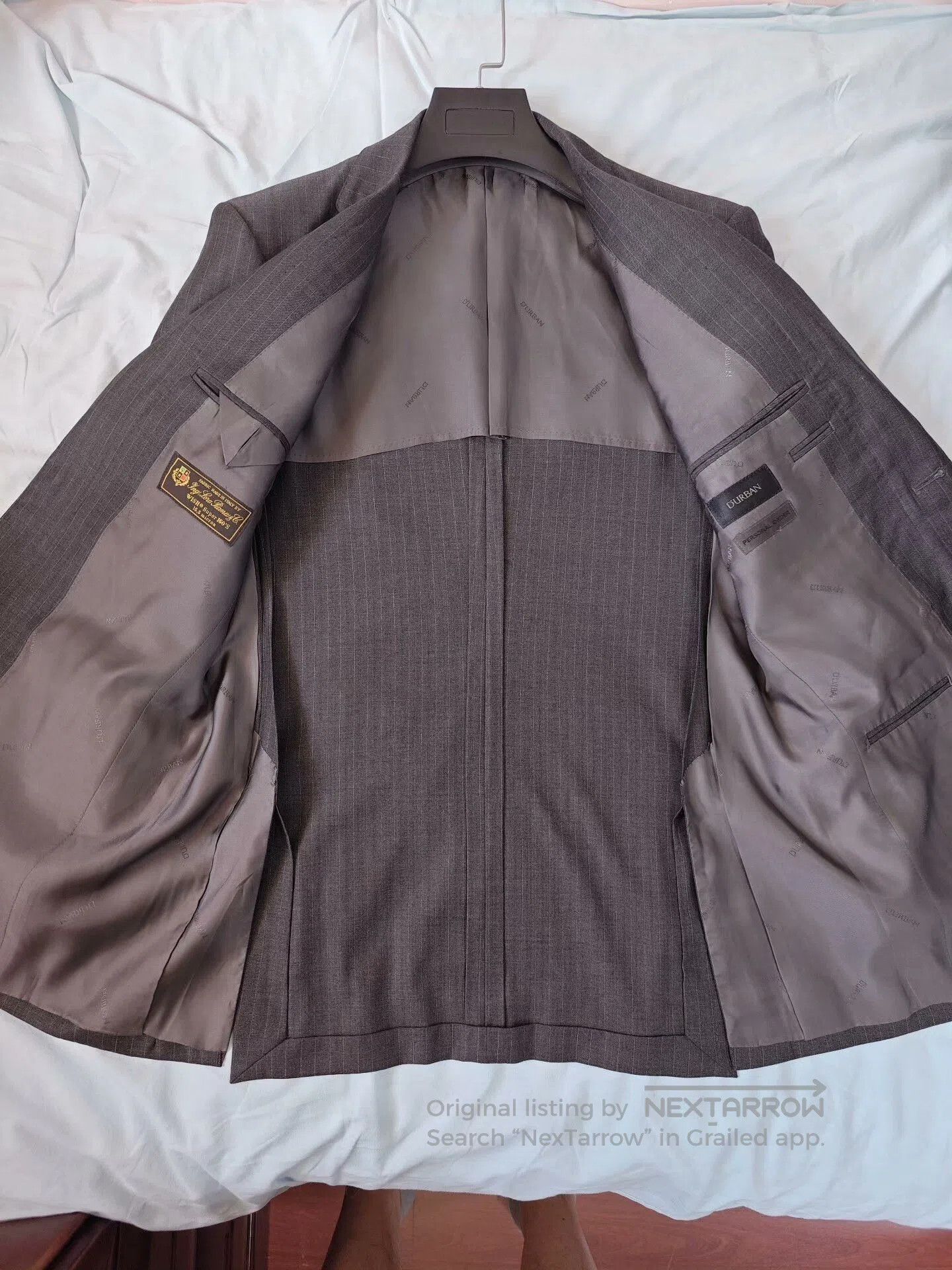 Loro Piana Loro Piana Gray Stripe Wool Blazer. Size US M / EU 48-50 / 2 - 6 Thumbnail