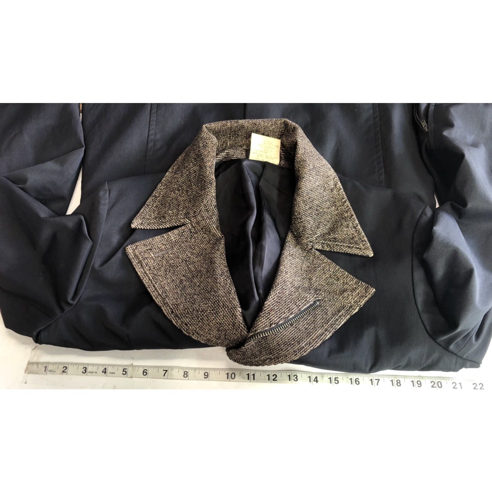 Matsuda VINTAGE Matsuda Jacket Coat Black Brown Button Made In Japan Womens Size 50 Nylon Polyester Parka Unisex Adults Size XL / US 12-14 / IT 48-50 - 3 Thumbnail