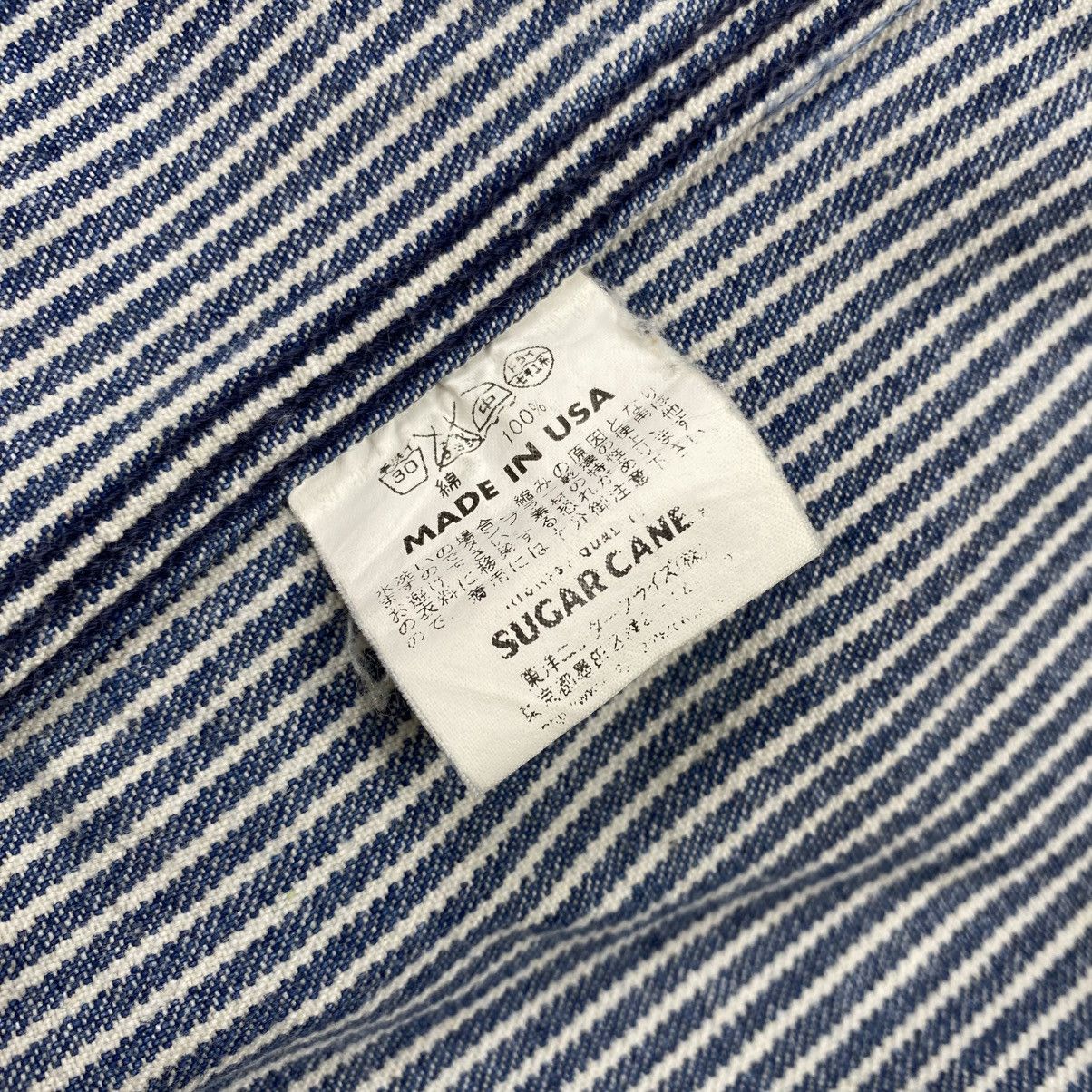 Sugar Cane Vintage Sugar Cane Hickory Chambray Shirt Japanese Denim Size US M / EU 48-50 / 2 - 7 Thumbnail