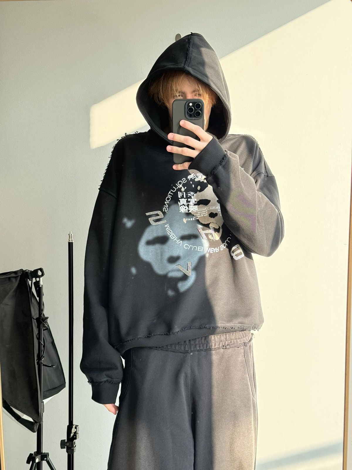 Misbhv MISBHV Print Boxy Fit Hoodie Size US M / EU 48-50 / 2 - 18 Thumbnail