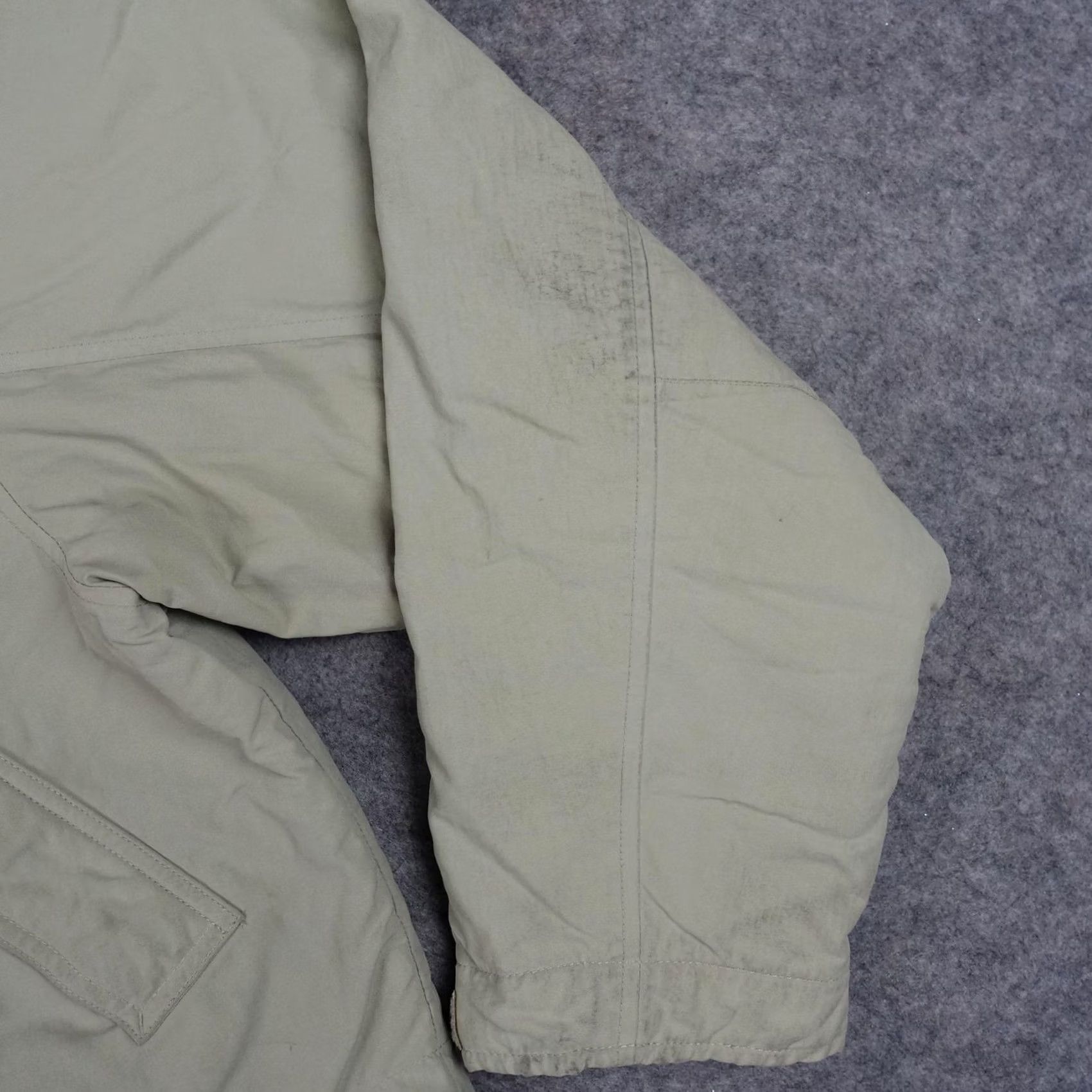 Vintage VINTAGE L.L. Bean Coat Parka Mens Large Beige Hooded Insulated Thinsulate Polartec Zip Pockets Size US L / EU 52-54 / 3 - 4 Thumbnail