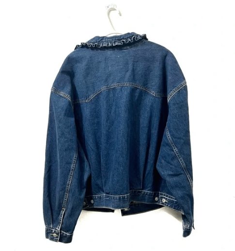 Ganni × Levi's Ganni x Levi’s | NWT Collared Trucker Denim Jacket Size 3XL / US 20-22 - 3 Thumbnail