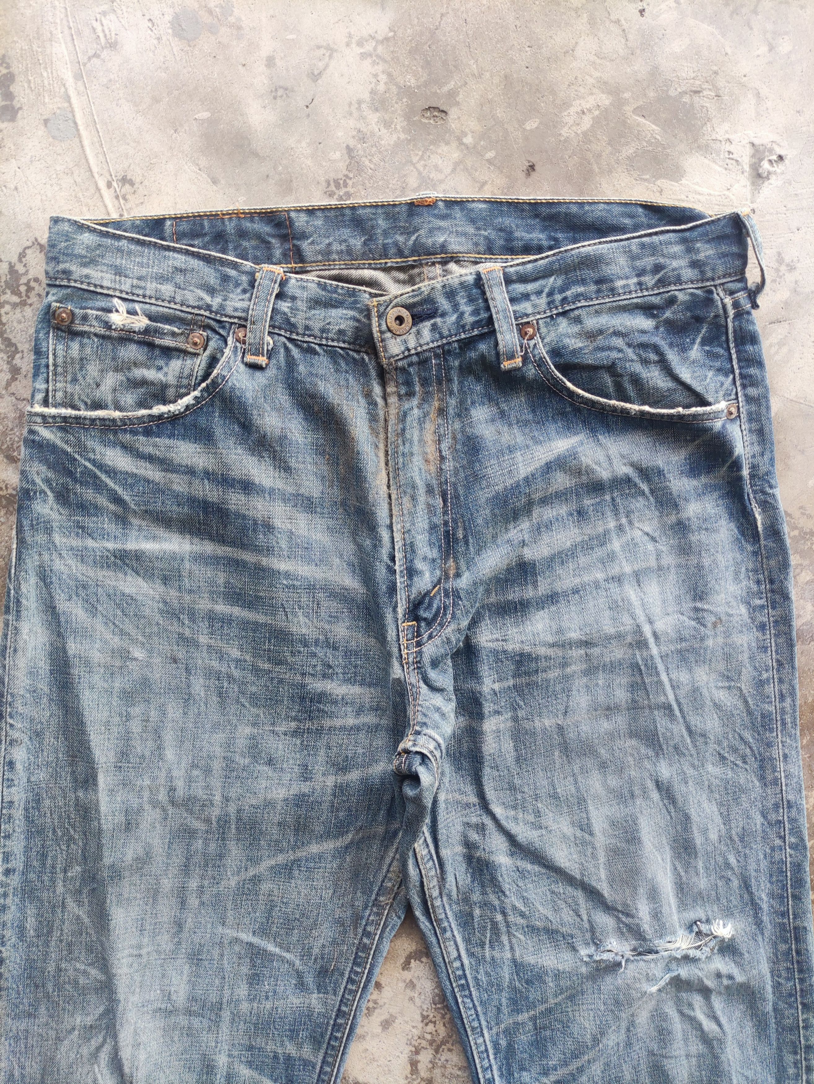 Levi's Vintage Levi's Baggy Jean Faded Distress Pants Size US 34 / EU 50 - 3 Thumbnail