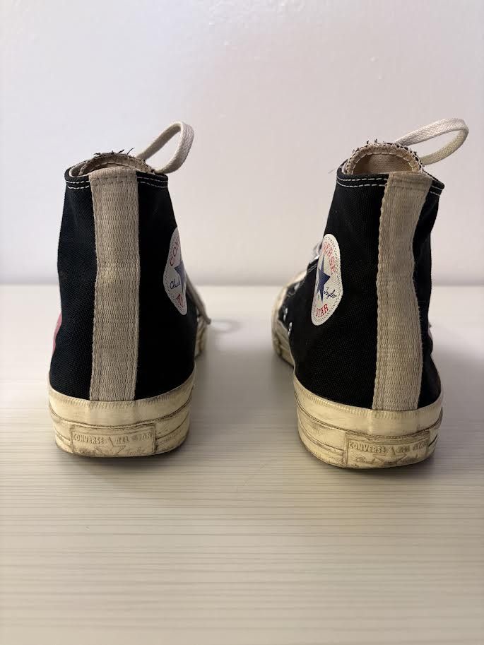 Comme des Garcons PLAY × Converse Converse Comme des Garcons Mid Shoes Sneakers Women's 6 Size US 6 / EU 39 - 3 Thumbnail