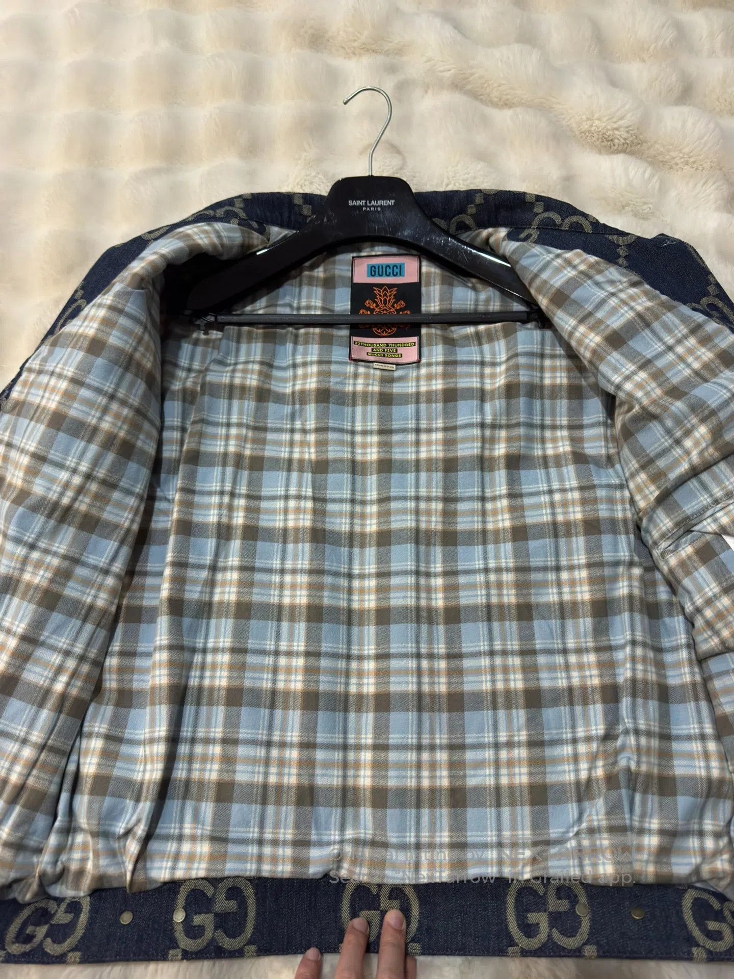 Gucci Guicci Printed Denim Vest| Size US M / EU 48-50 / 2 - 6 Thumbnail