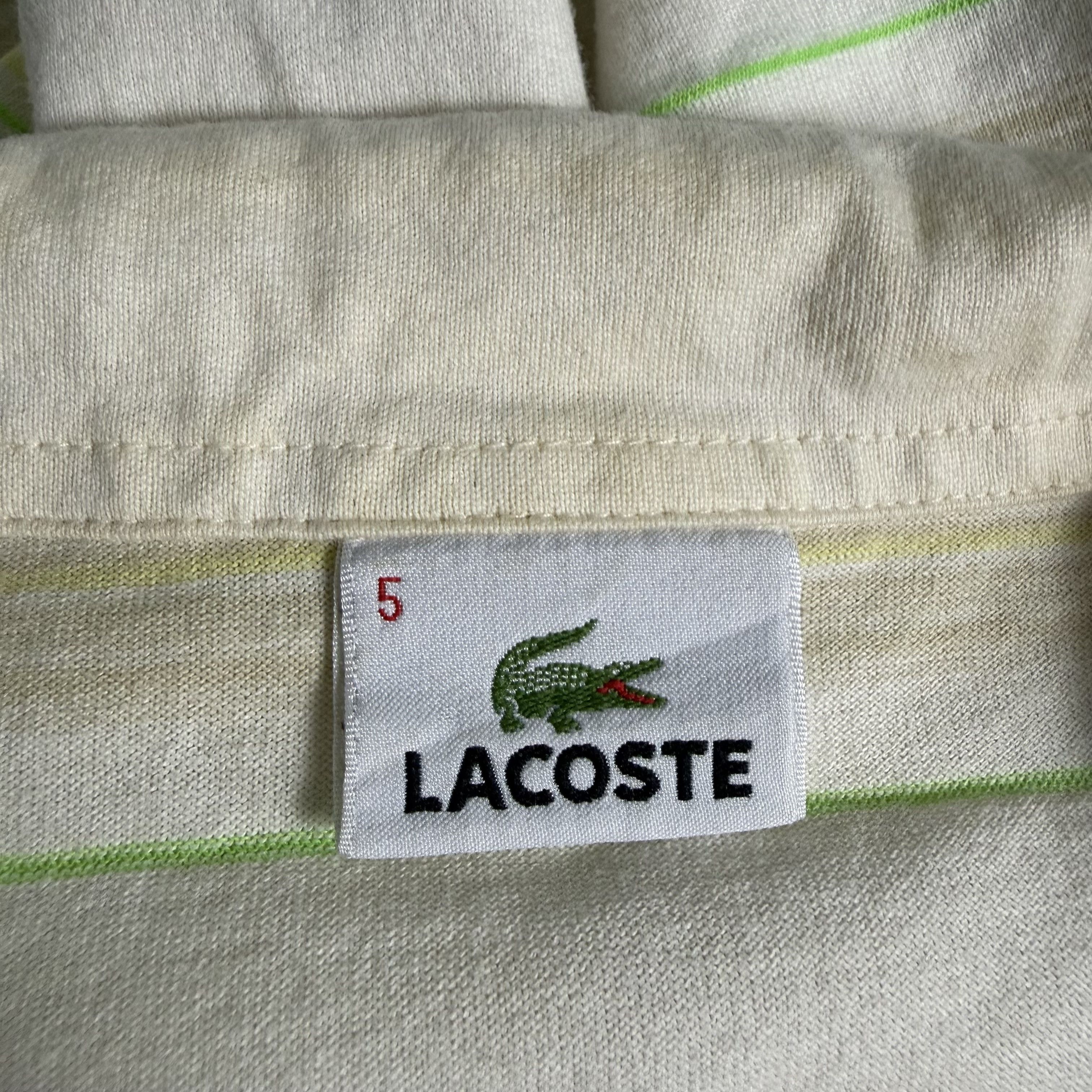 Lacoste 🔥RARE🔥Vintage Lacoste Stripes Polo Shirt Made In Japan Size US XXL / EU 58 / 5 - 4 Thumbnail